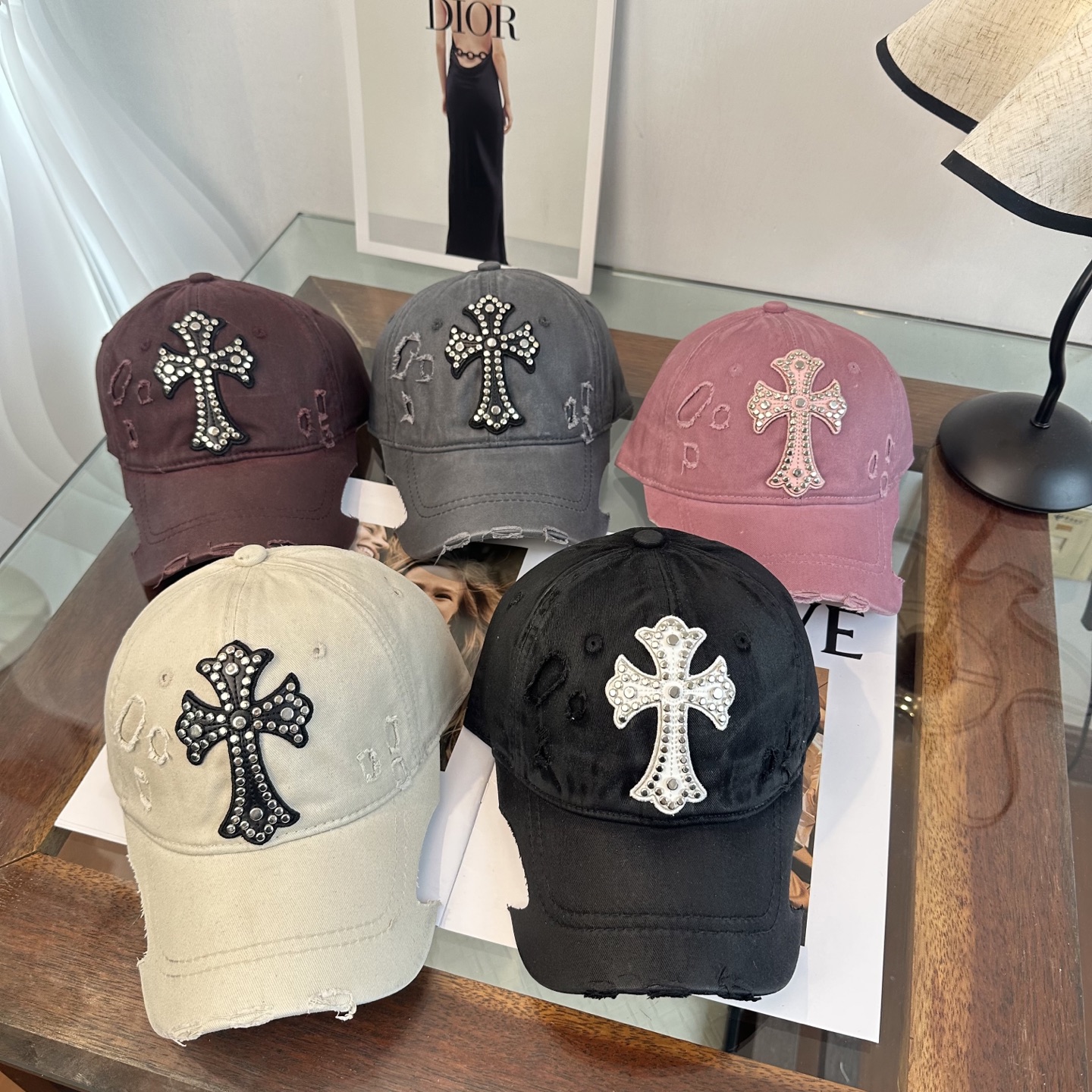 Chrome hearts 克罗心 新款十字架 高品质棒球帽，高端定制版！网红时尚博主同款！墙裂推荐！质