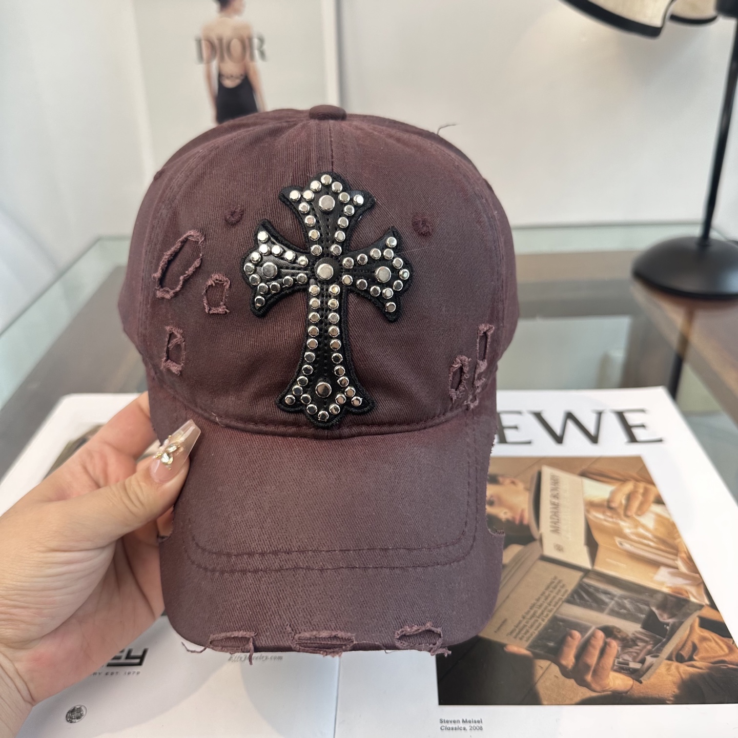 Chrome hearts 克罗心 新款十字架 高品质棒球帽，高端定制版！网红时尚博主同款！墙裂推荐！质