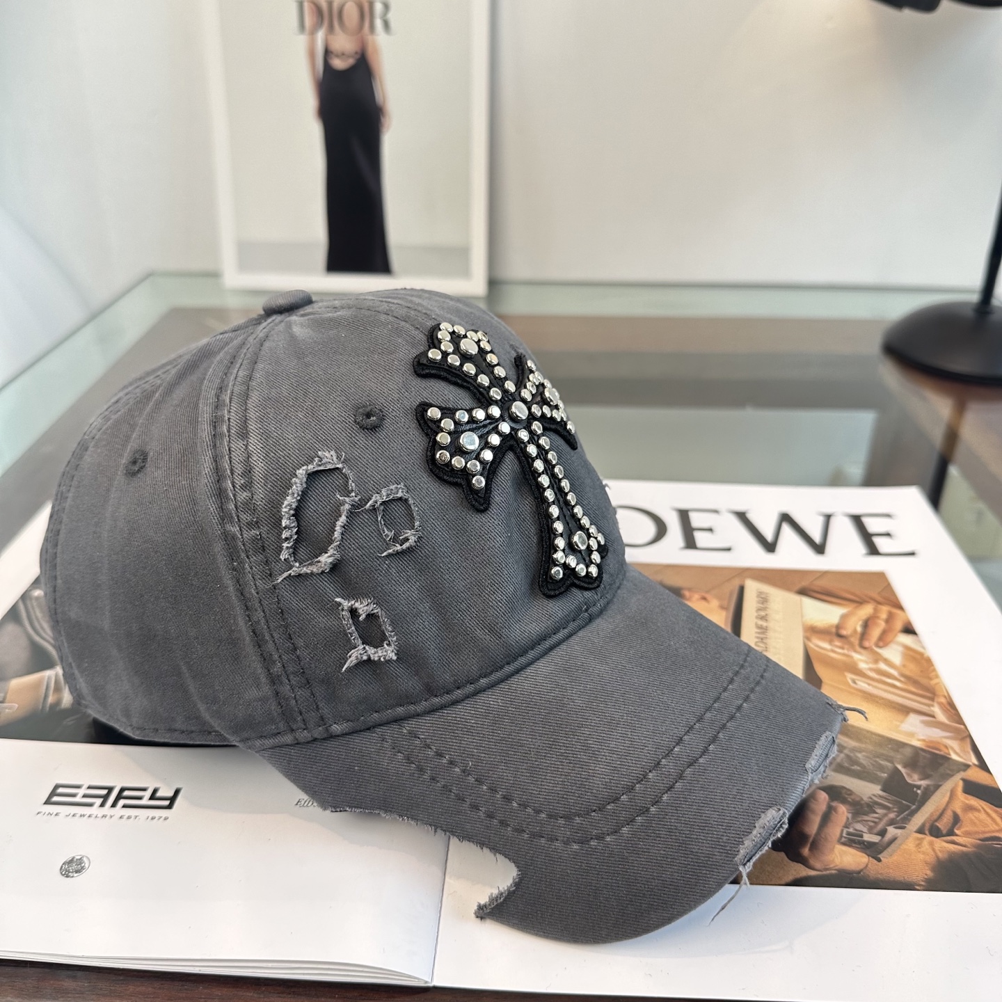 Chrome hearts 克罗心 新款十字架 高品质棒球帽，高端定制版！网红时尚博主同款！墙裂推荐！质