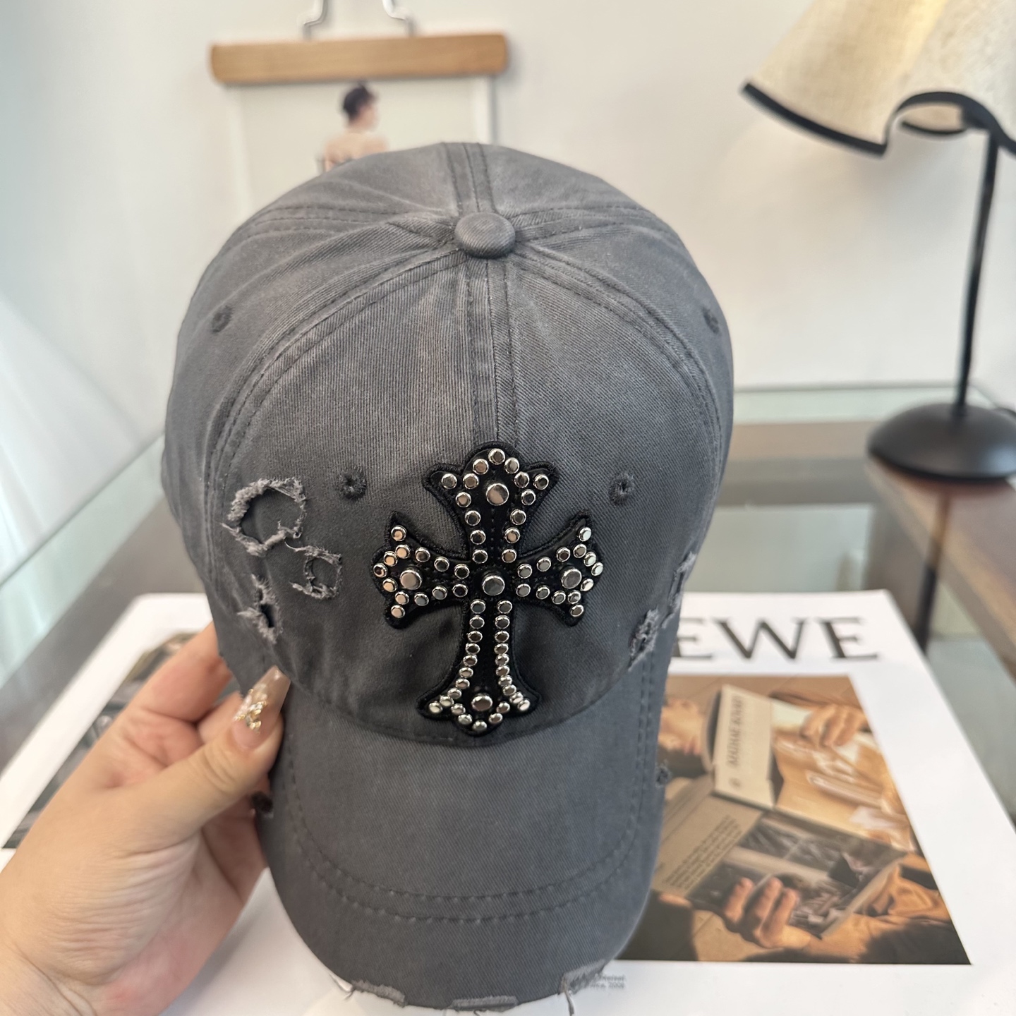 Chrome hearts 克罗心 新款十字架 高品质棒球帽，高端定制版！网红时尚博主同款！墙裂推荐！质