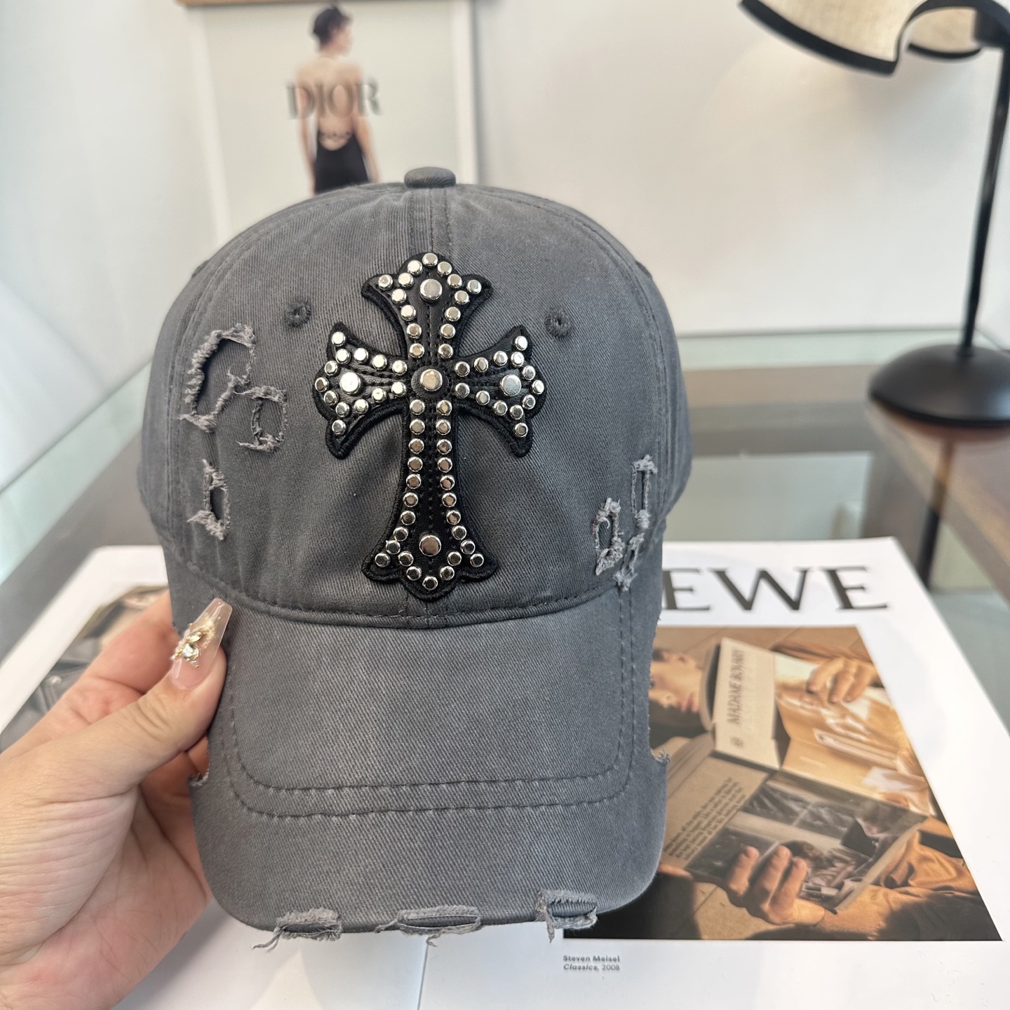 Chrome hearts 克罗心 新款十字架 高品质棒球帽，高端定制版！网红时尚博主同款！墙裂推荐！质