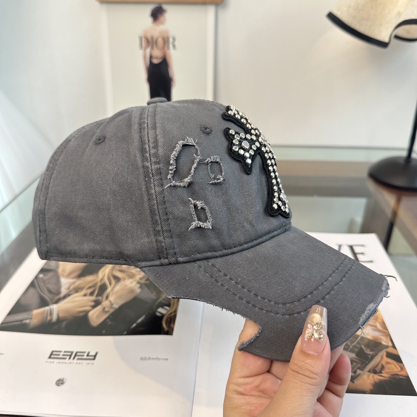 Chrome hearts 克罗心 新款十字架 高品质棒球帽，高端定制版！网红时尚博主同款！墙裂推荐！质