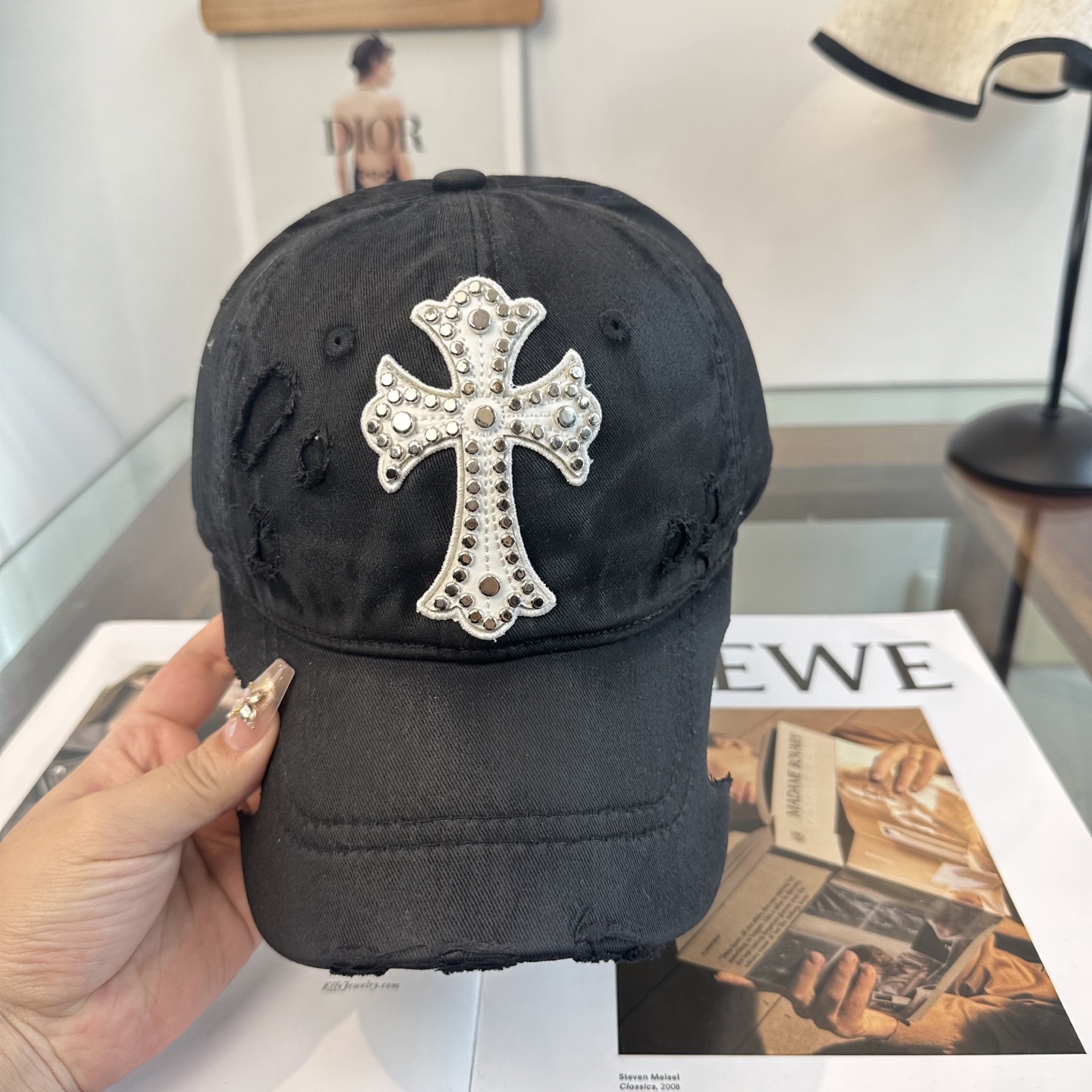 Chrome hearts 克罗心 新款十字架 高品质棒球帽，高端定制版！网红时尚博主同款！墙裂推荐！质