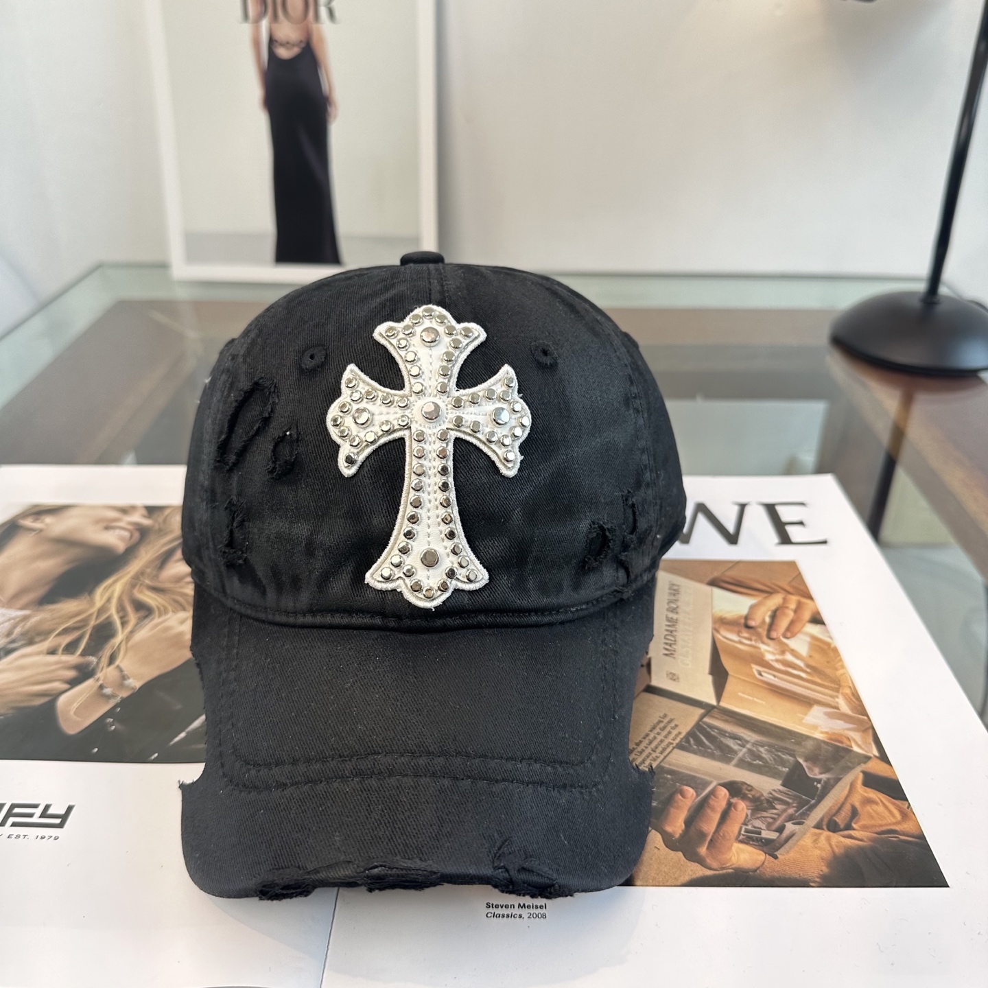 Chrome hearts 克罗心 新款十字架 高品质棒球帽，高端定制版！网红时尚博主同款！墙裂推荐！质