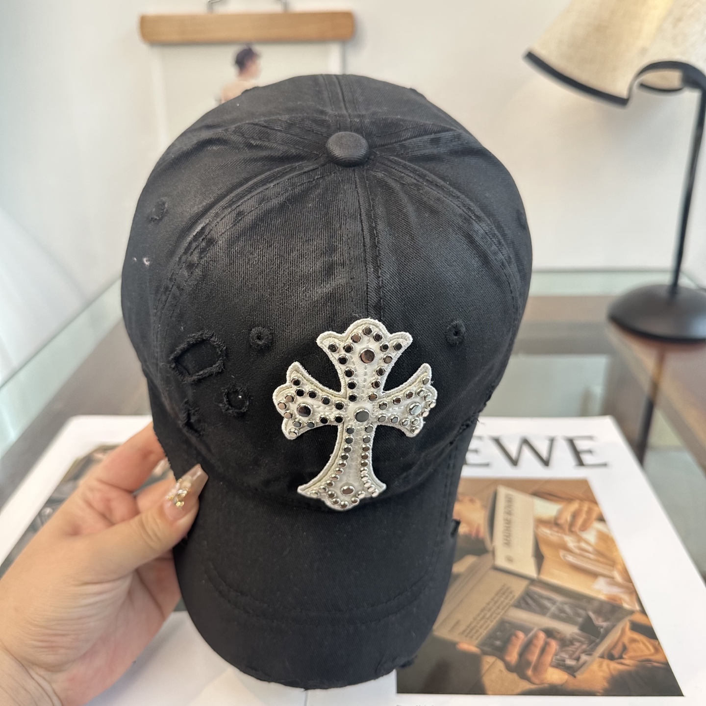 Chrome hearts 克罗心 新款十字架 高品质棒球帽，高端定制版！网红时尚博主同款！墙裂推荐！质
