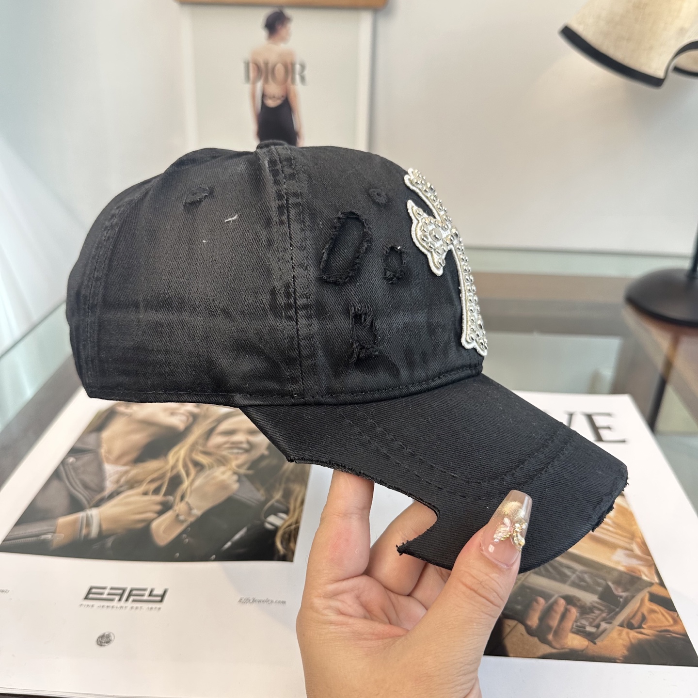 Chrome hearts 克罗心 新款十字架 高品质棒球帽，高端定制版！网红时尚博主同款！墙裂推荐！质