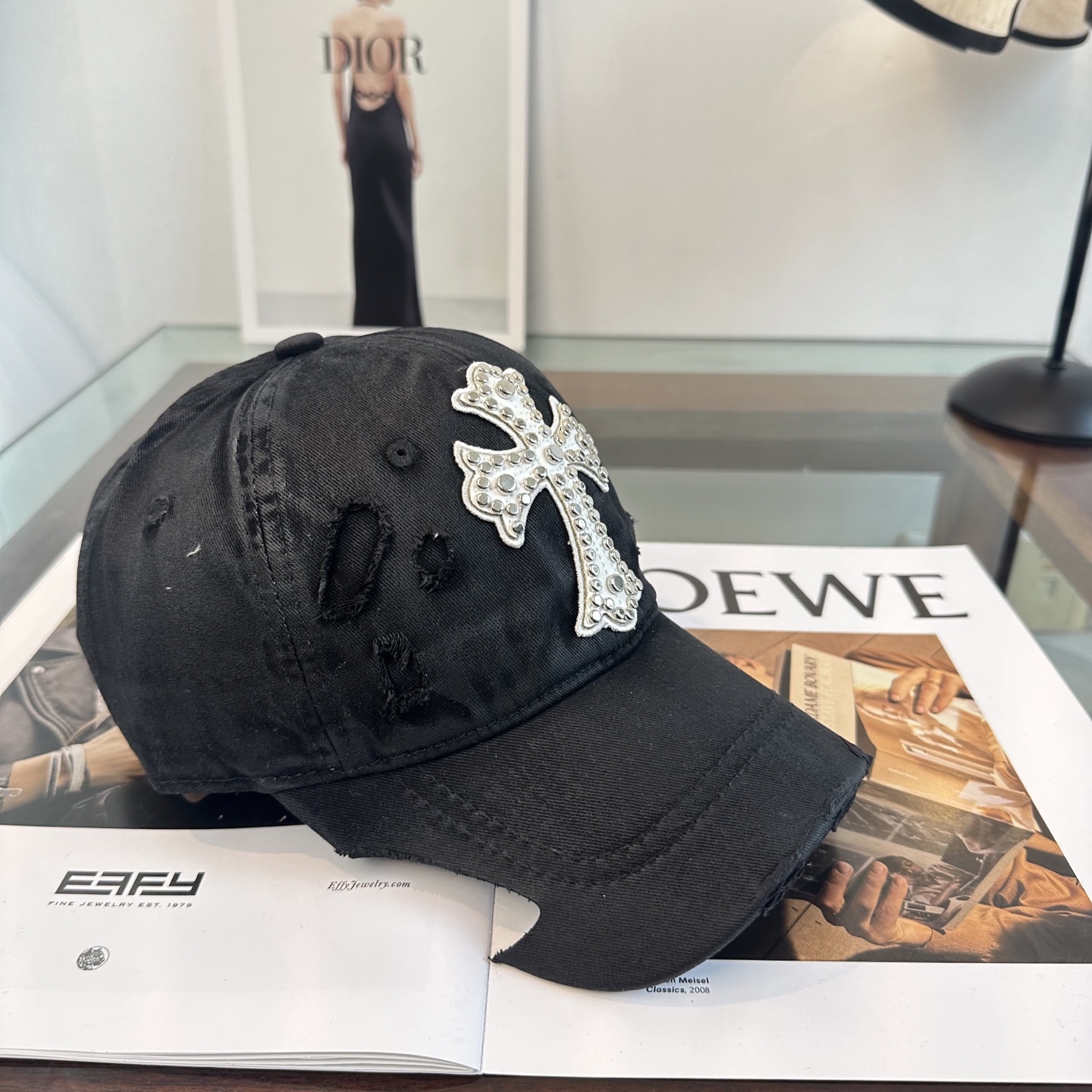 Chrome hearts 克罗心 新款十字架 高品质棒球帽，高端定制版！网红时尚博主同款！墙裂推荐！质