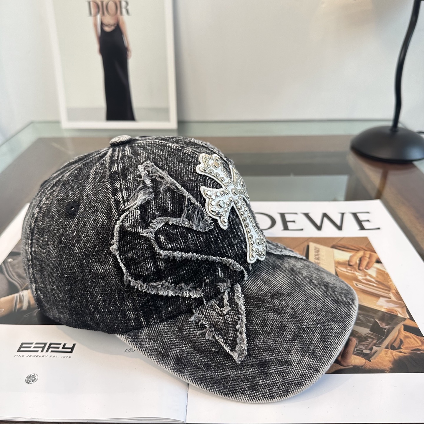 Chrome hearts 克罗心 新款十字架 高品质棒球帽，高端定制版！网红时尚博主同款！墙裂推荐！质