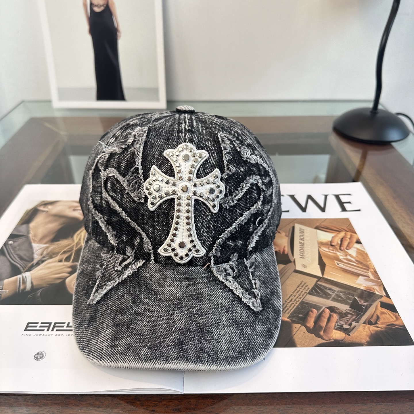 Chrome hearts 克罗心 新款十字架 高品质棒球帽，高端定制版！网红时尚博主同款！墙裂推荐！质