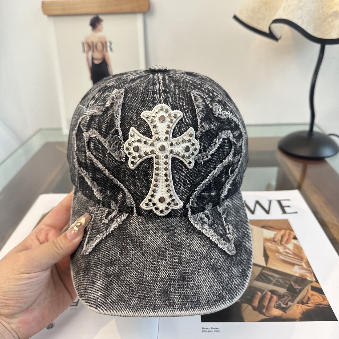 Chrome hearts 克罗心 新款十字架 高品质棒球帽，高端定制版！网红时尚博主同款！墙裂推荐！质