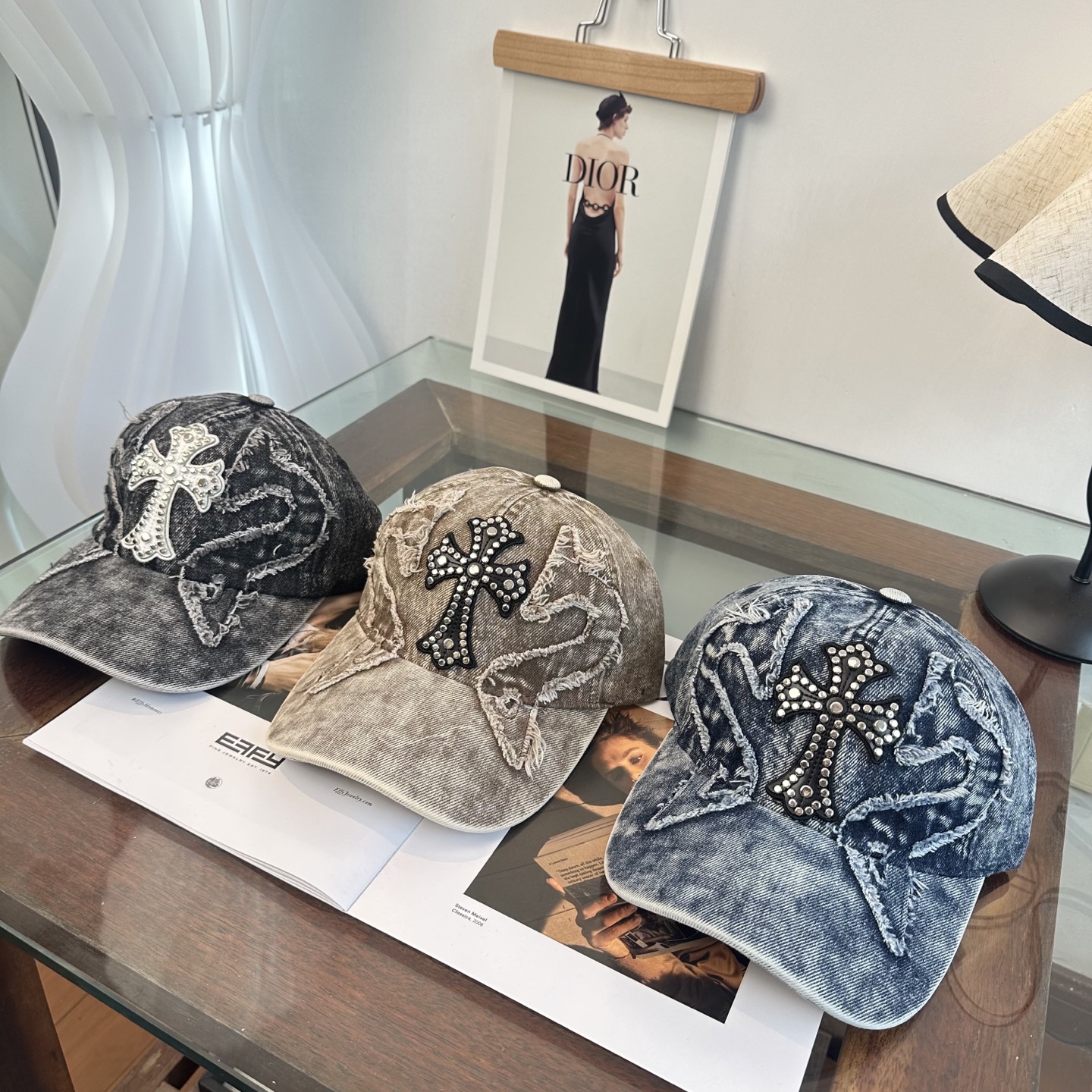 Chrome hearts 克罗心 新款十字架 高品质棒球帽，高端定制版！网红时尚博主同款！墙裂推荐！质