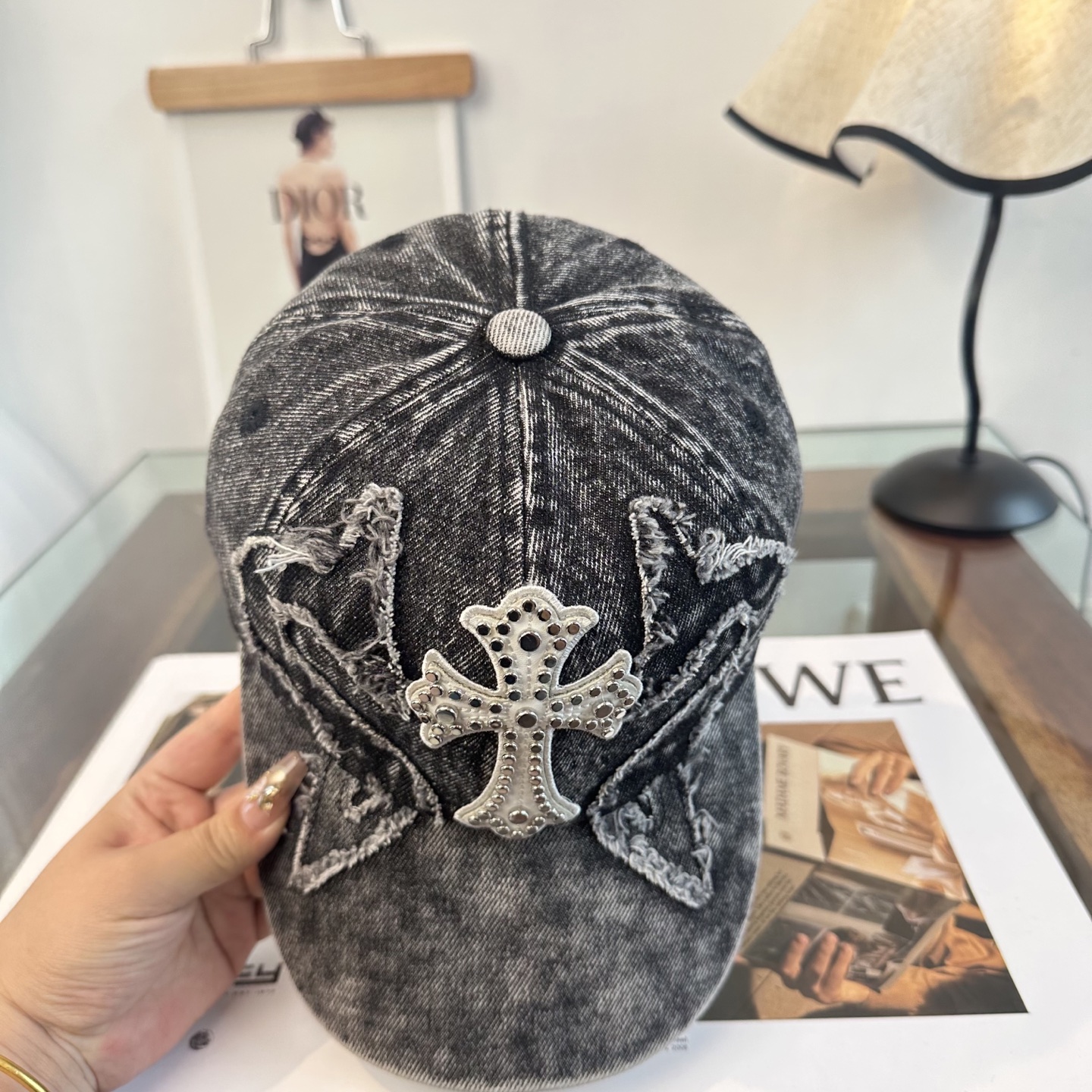 Chrome hearts 克罗心 新款十字架 高品质棒球帽，高端定制版！网红时尚博主同款！墙裂推荐！质
