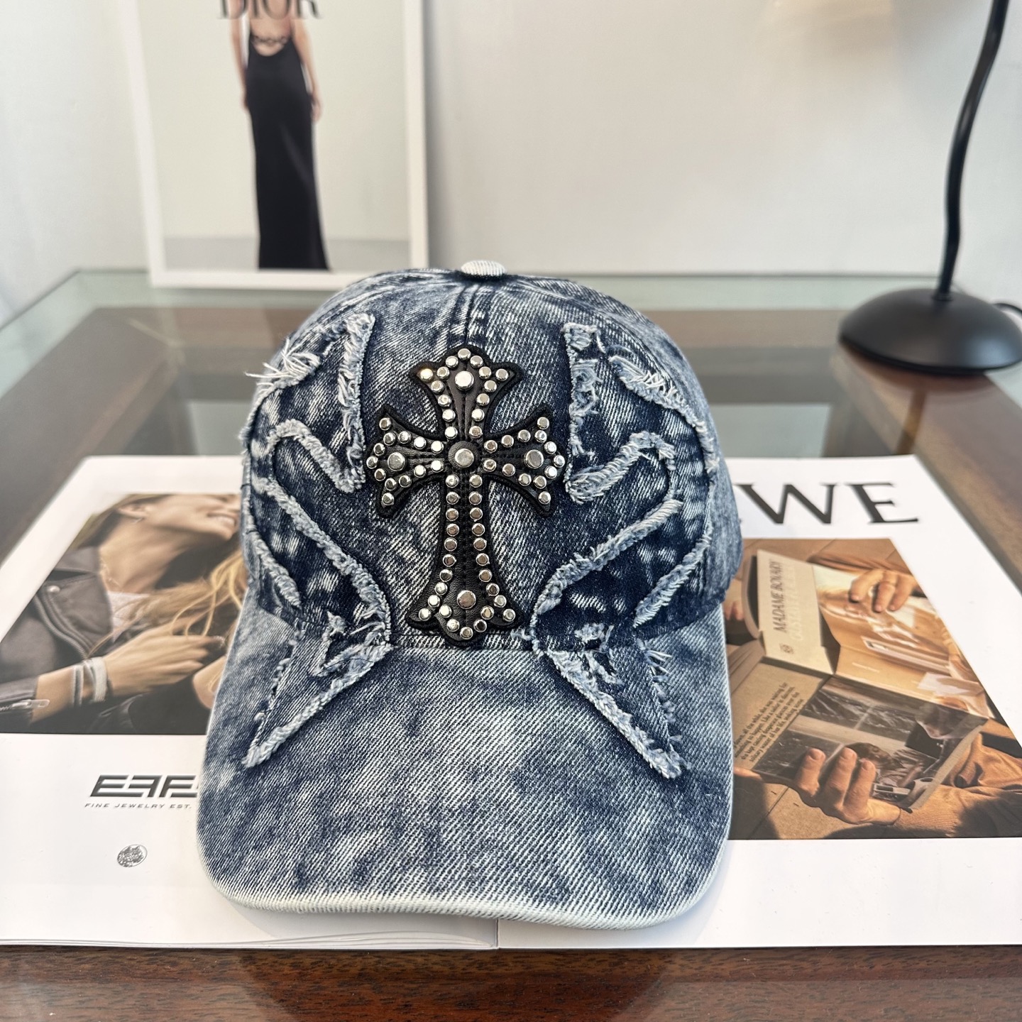 Chrome hearts 克罗心 新款十字架 高品质棒球帽，高端定制版！网红时尚博主同款！墙裂推荐！质