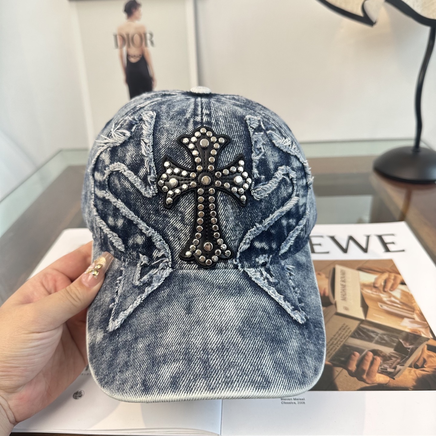 Chrome hearts 克罗心 新款十字架 高品质棒球帽，高端定制版！网红时尚博主同款！墙裂推荐！质