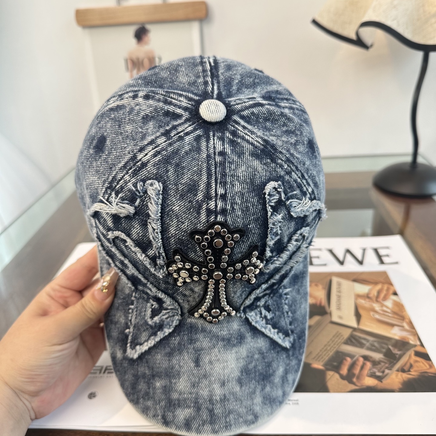 Chrome hearts 克罗心 新款十字架 高品质棒球帽，高端定制版！网红时尚博主同款！墙裂推荐！质
