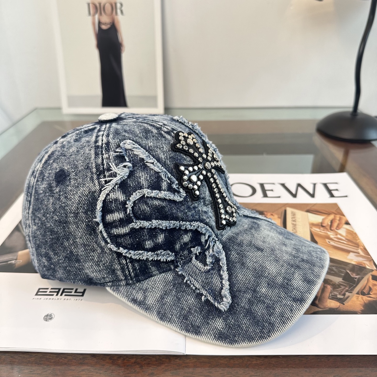 Chrome hearts 克罗心 新款十字架 高品质棒球帽，高端定制版！网红时尚博主同款！墙裂推荐！质