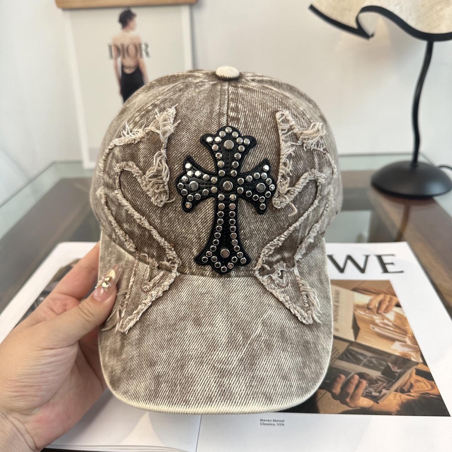 Chrome hearts 克罗心 新款十字架 高品质棒球帽，高端定制版！网红时尚博主同款！墙裂推荐！质