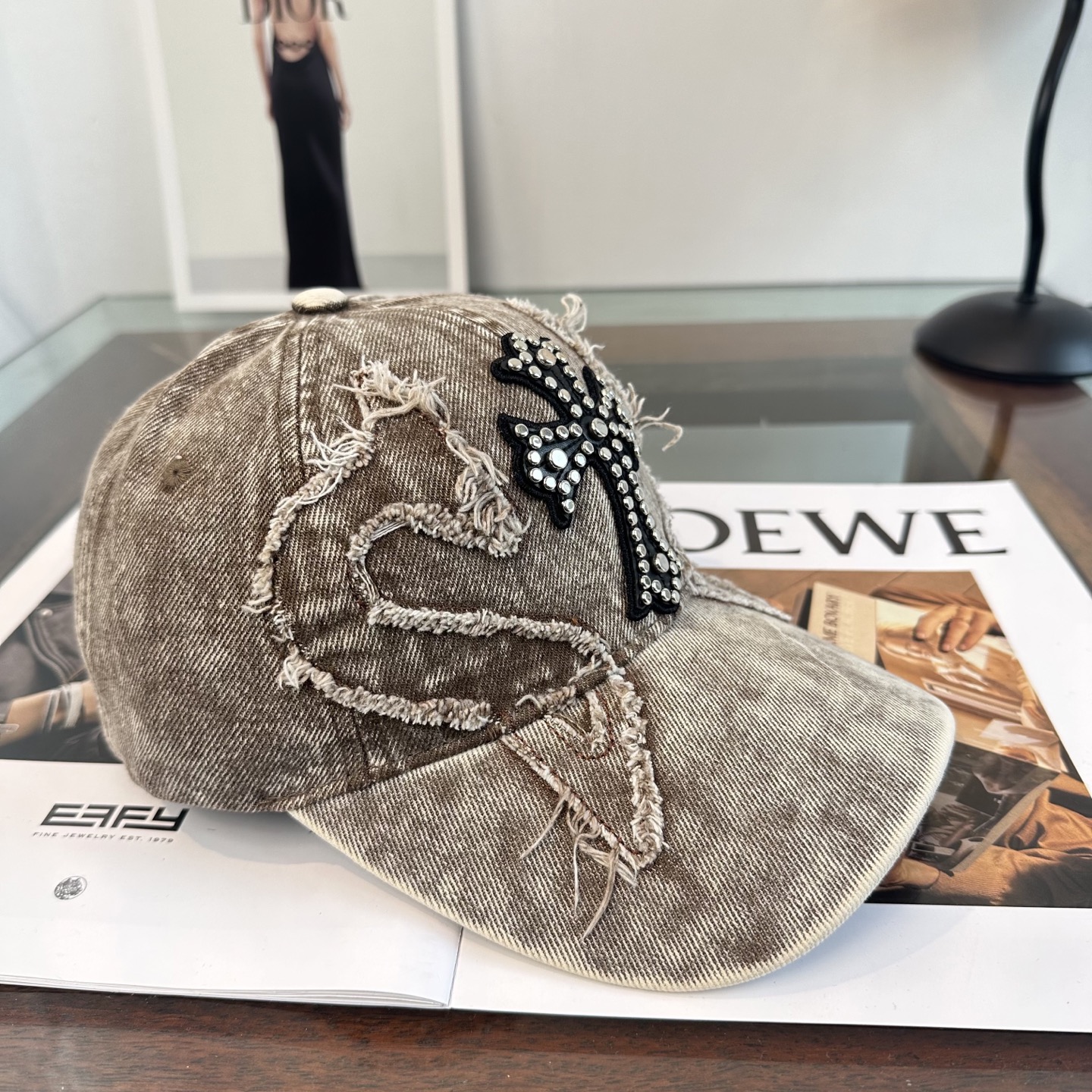 Chrome hearts 克罗心 新款十字架 高品质棒球帽，高端定制版！网红时尚博主同款！墙裂推荐！质