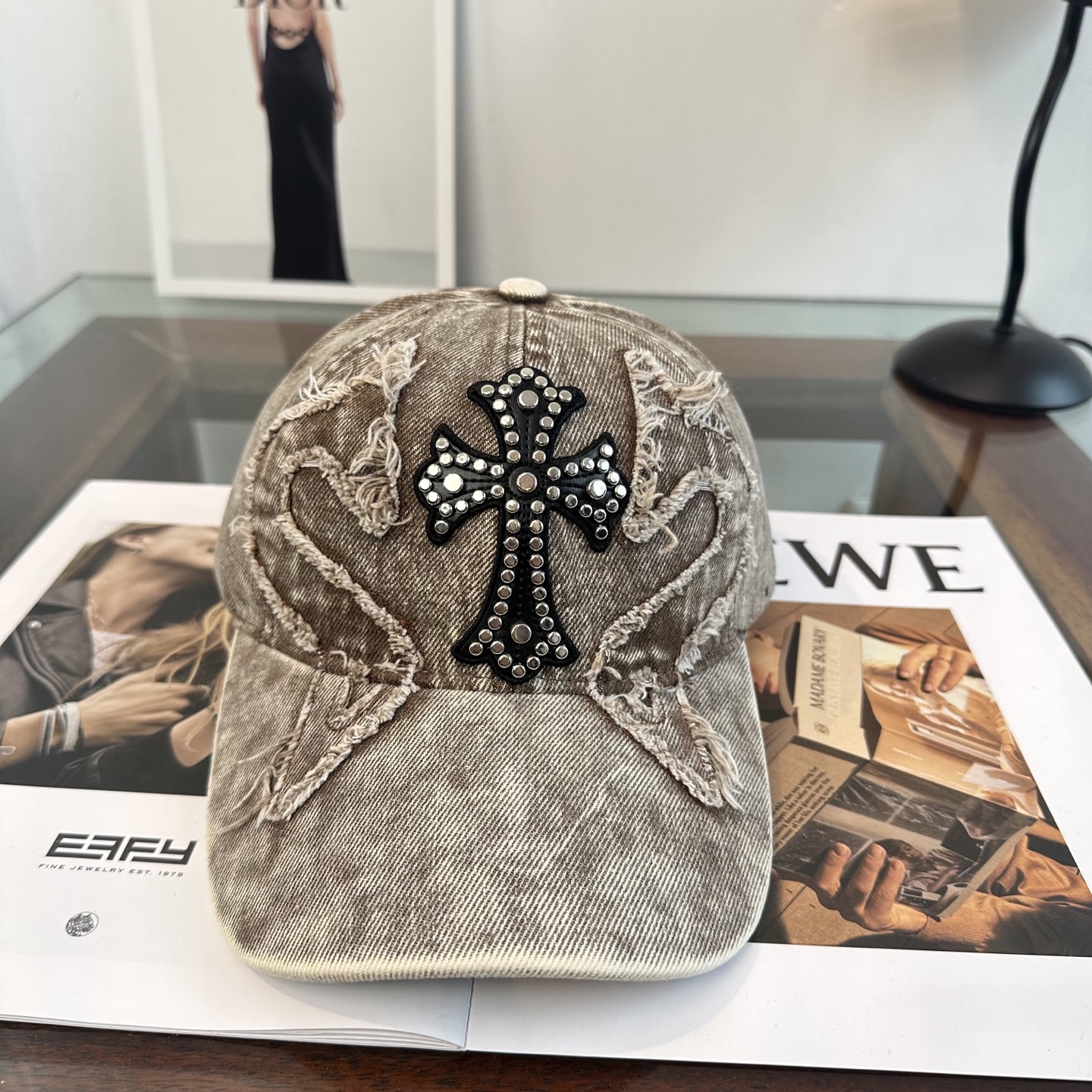 Chrome hearts 克罗心 新款十字架 高品质棒球帽，高端定制版！网红时尚博主同款！墙裂推荐！质