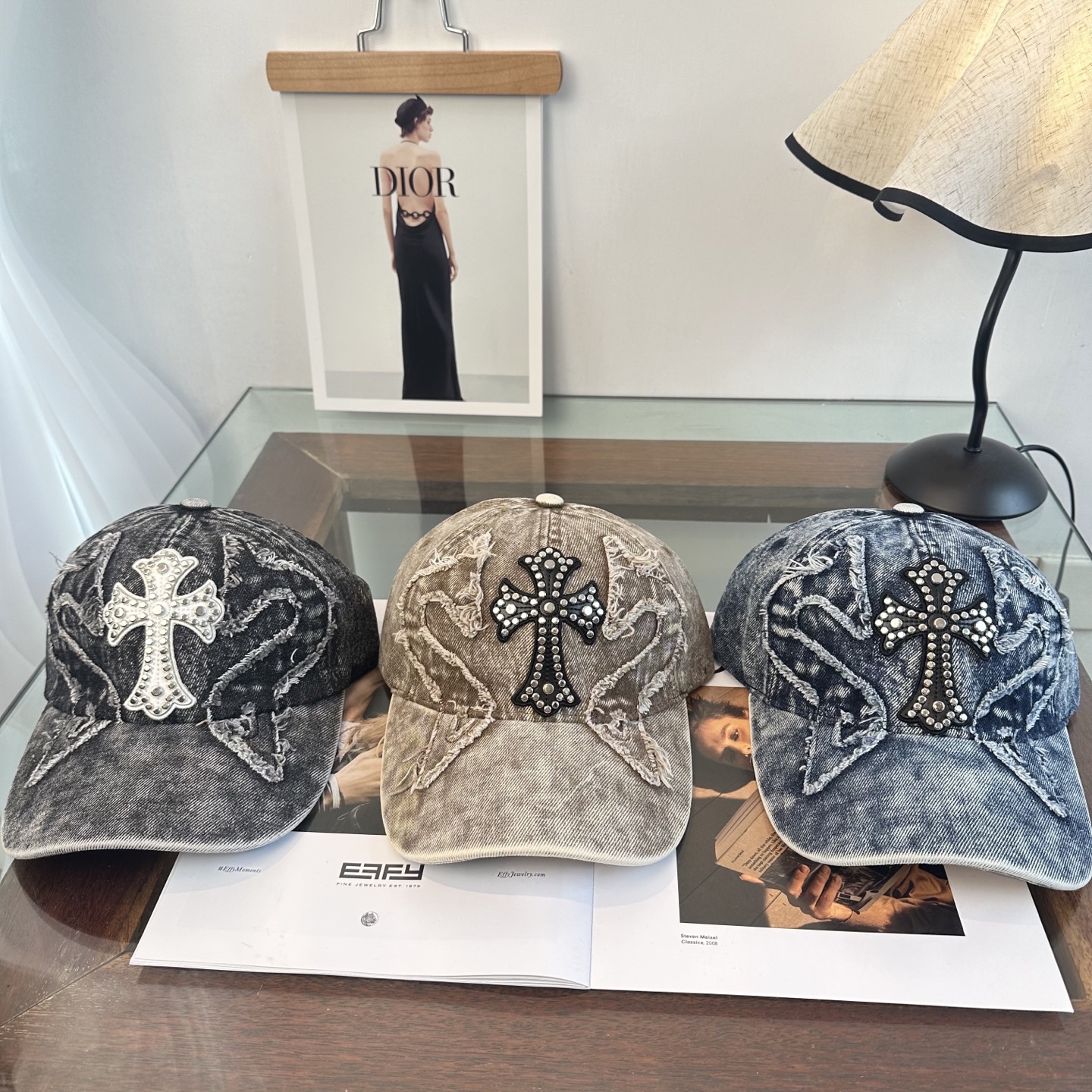 Chrome hearts 克罗心 新款十字架 高品质棒球帽，高端定制版！网红时尚博主同款！墙裂推荐！质
