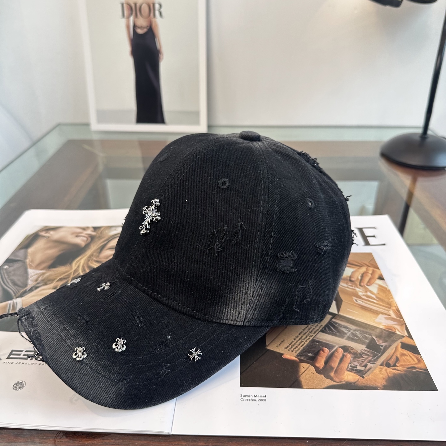 Chrome hearts 克罗心 新款十字架 高品质棒球帽，高端定制版！网红时尚博主同款！墙裂推荐！质