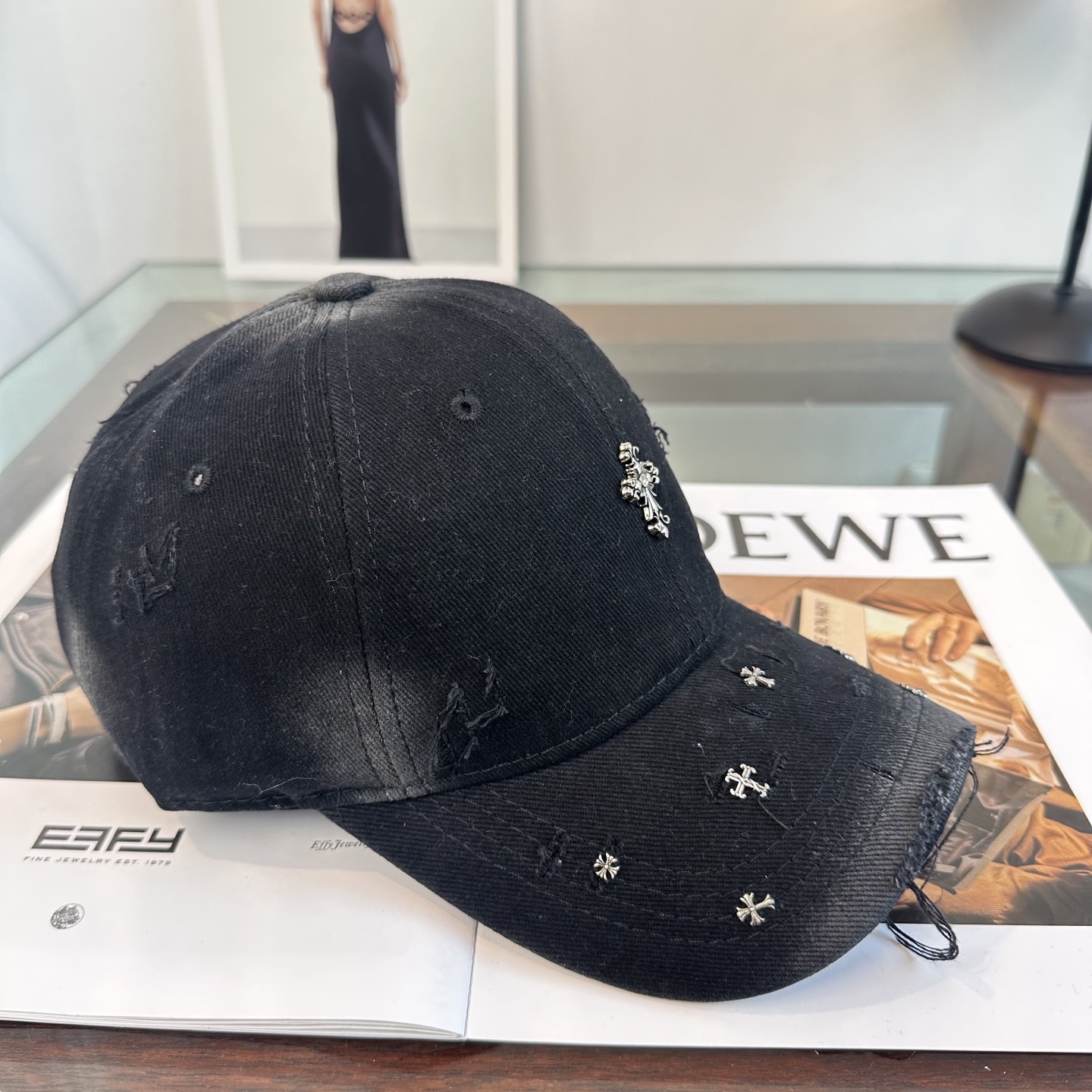 Chrome hearts 克罗心 新款十字架 高品质棒球帽，高端定制版！网红时尚博主同款！墙裂推荐！质