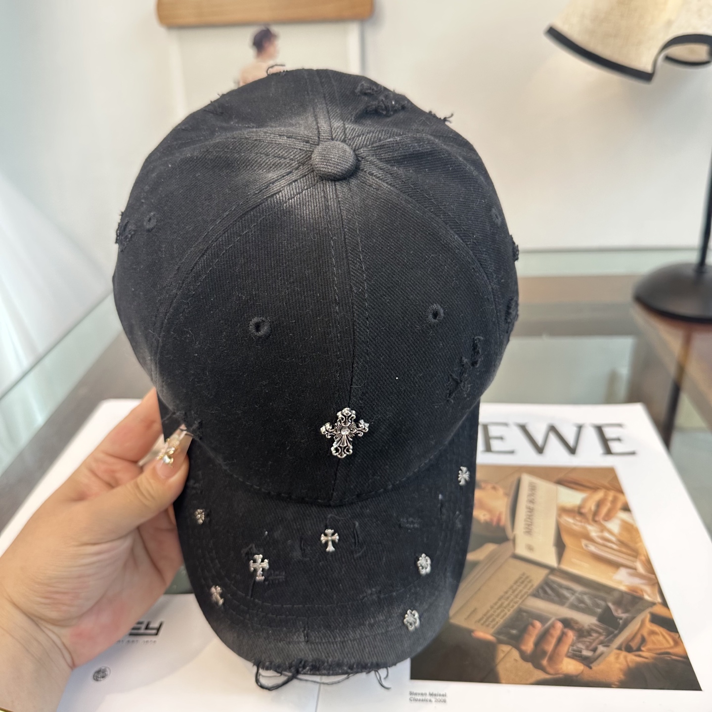 Chrome hearts 克罗心 新款十字架 高品质棒球帽，高端定制版！网红时尚博主同款！墙裂推荐！质