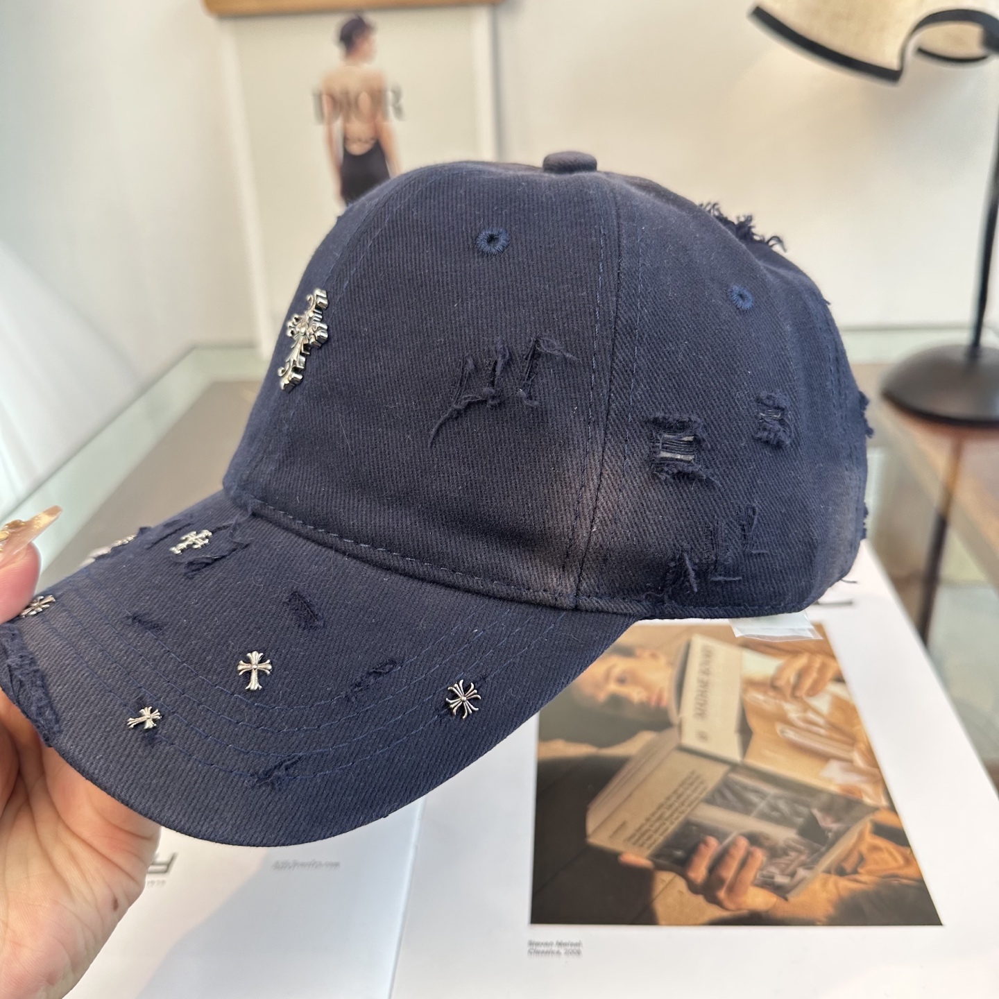 Chrome hearts 克罗心 新款十字架 高品质棒球帽，高端定制版！网红时尚博主同款！墙裂推荐！质