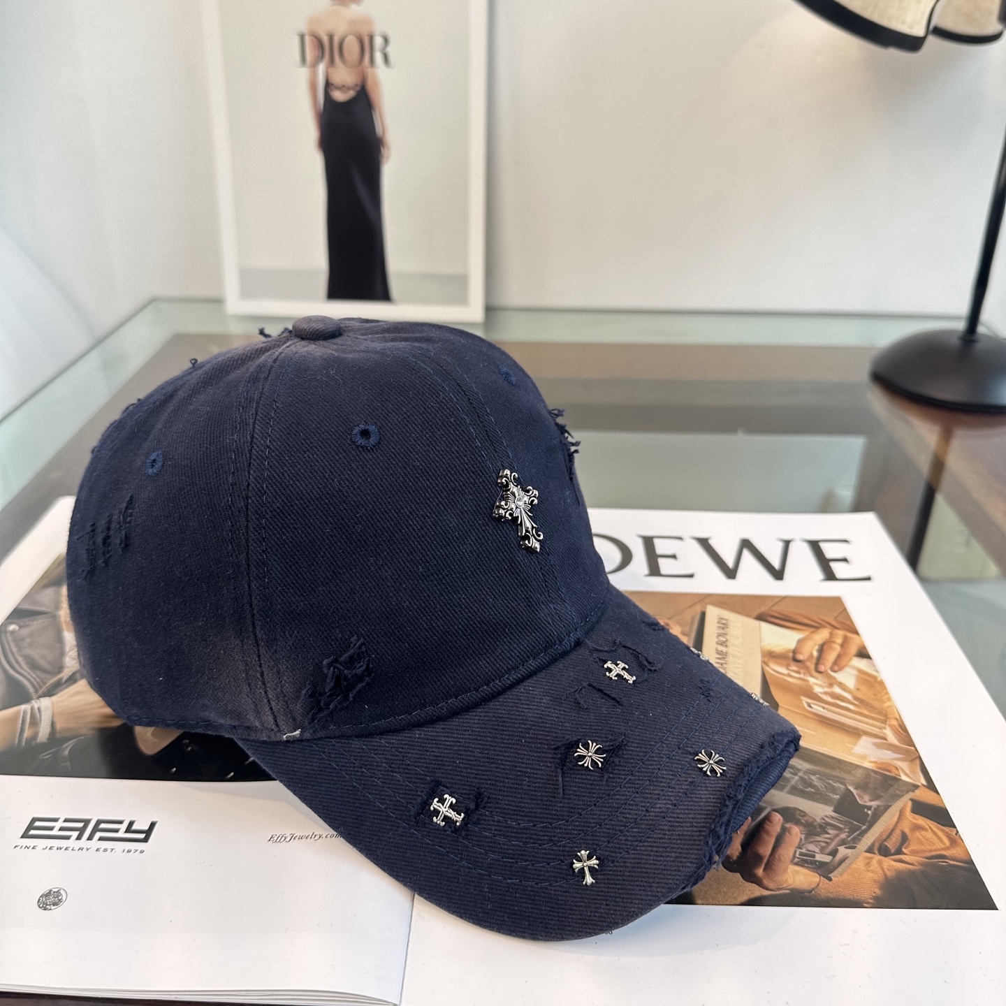 Chrome hearts 克罗心 新款十字架 高品质棒球帽，高端定制版！网红时尚博主同款！墙裂推荐！质