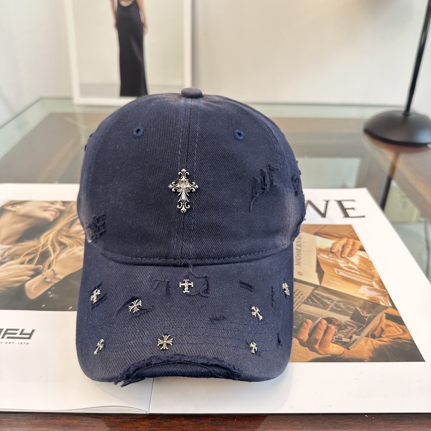 Chrome hearts 克罗心 新款十字架 高品质棒球帽，高端定制版！网红时尚博主同款！墙裂推荐！质