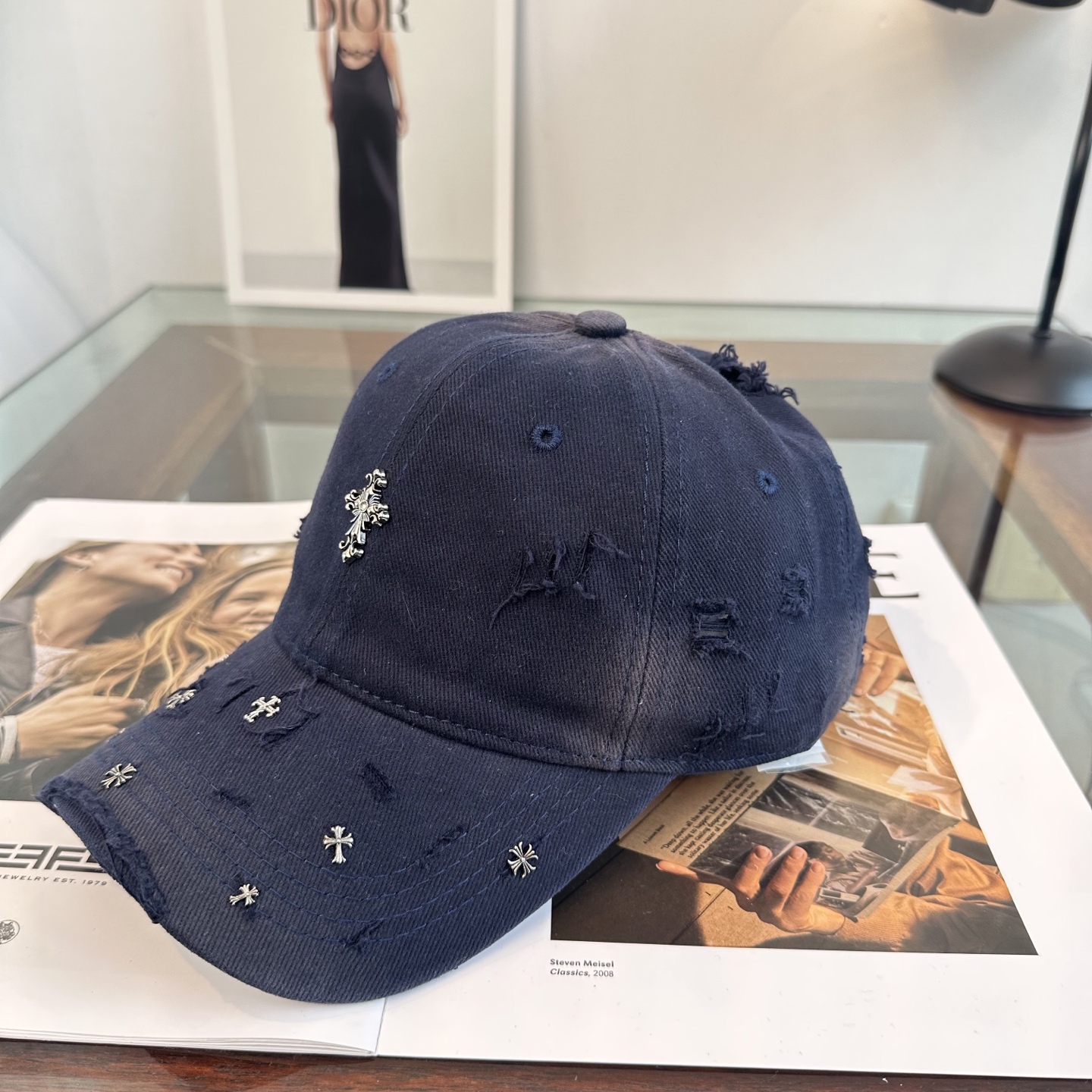 Chrome hearts 克罗心 新款十字架 高品质棒球帽，高端定制版！网红时尚博主同款！墙裂推荐！质