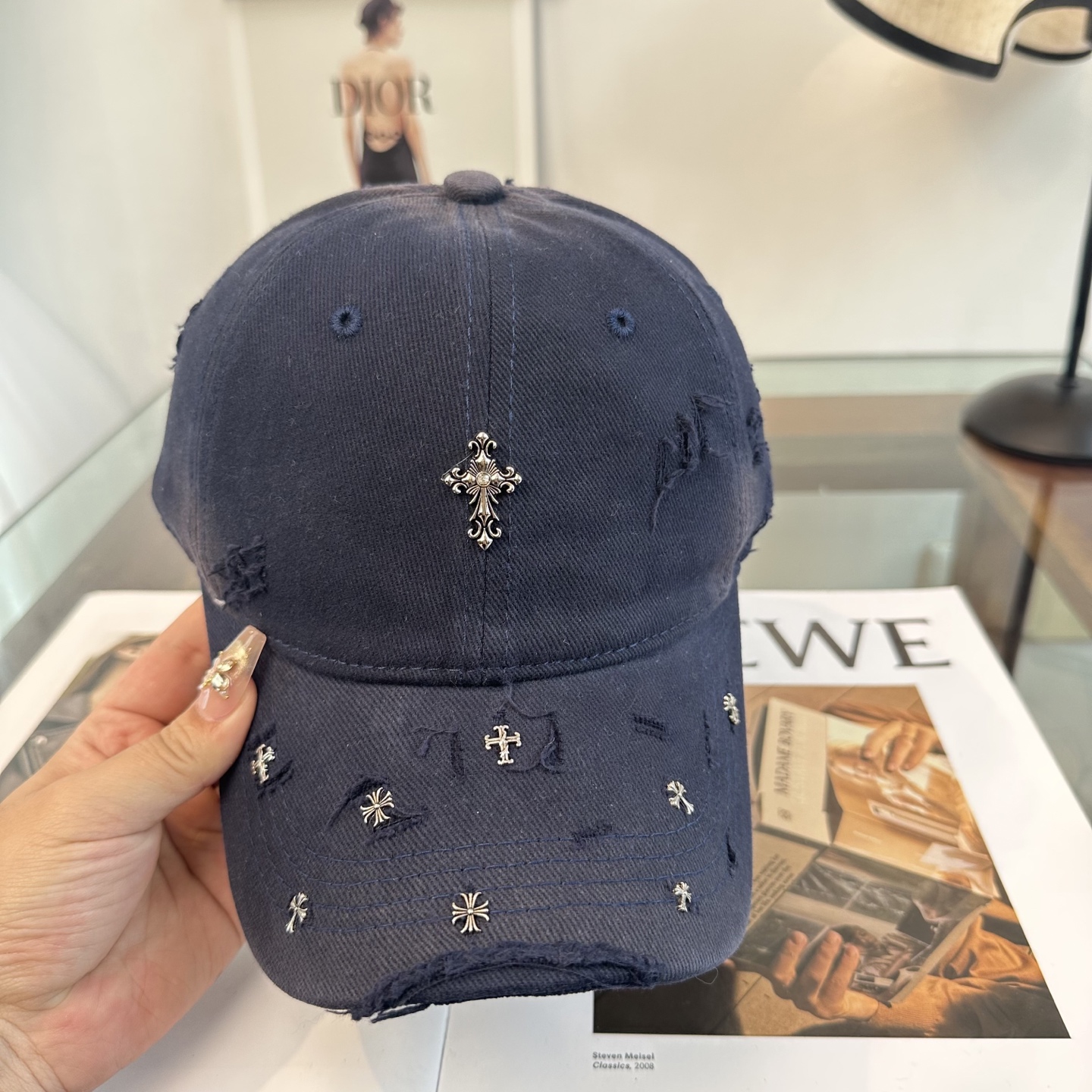 Chrome hearts 克罗心 新款十字架 高品质棒球帽，高端定制版！网红时尚博主同款！墙裂推荐！质