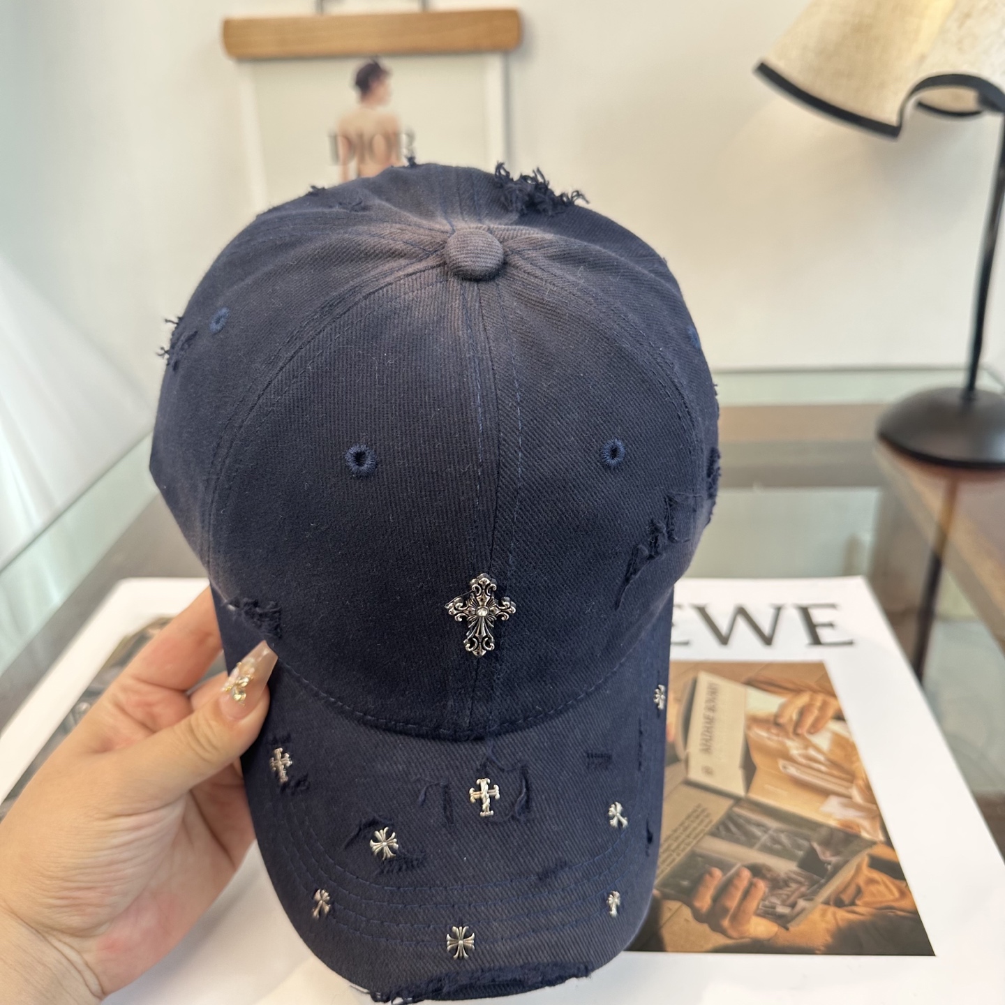 Chrome hearts 克罗心 新款十字架 高品质棒球帽，高端定制版！网红时尚博主同款！墙裂推荐！质