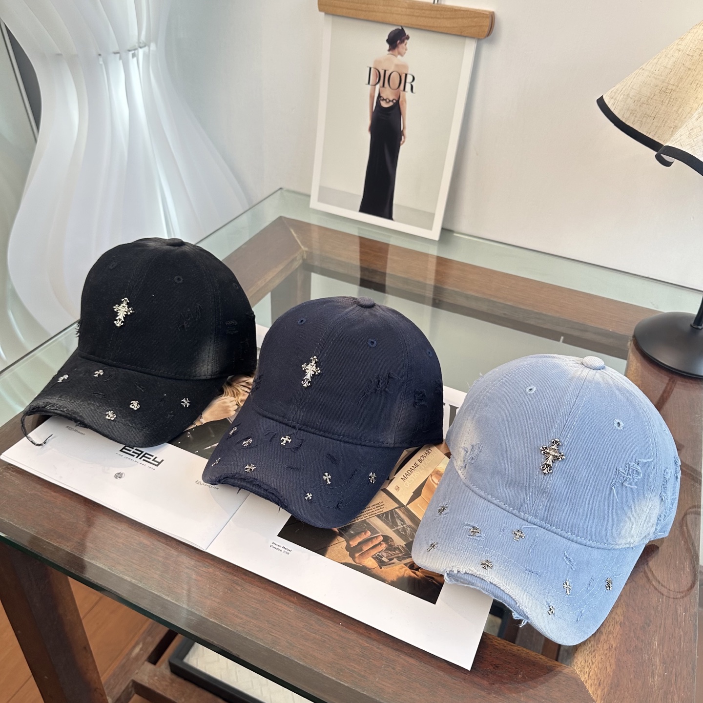 Chrome hearts 克罗心 新款十字架 高品质棒球帽，高端定制版！网红时尚博主同款！墙裂推荐！质