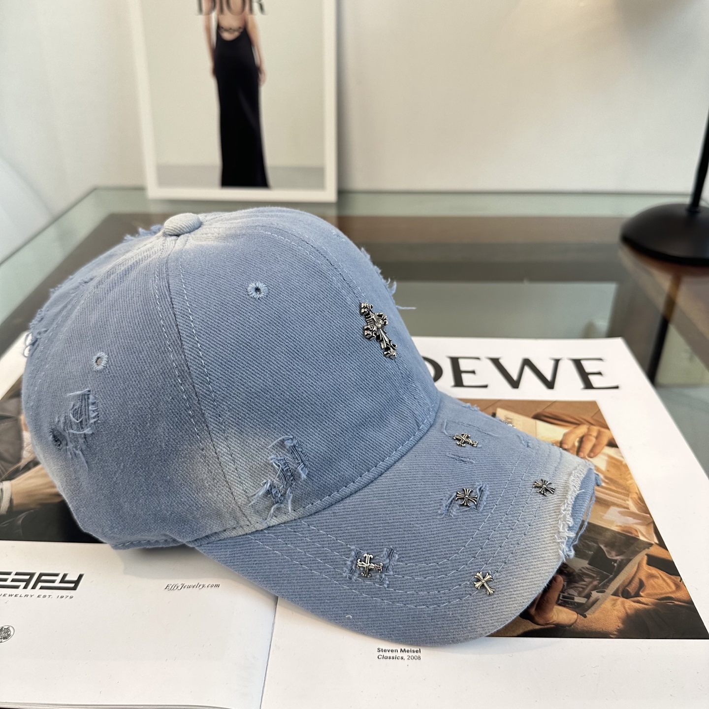 Chrome hearts 克罗心 新款十字架 高品质棒球帽，高端定制版！网红时尚博主同款！墙裂推荐！质