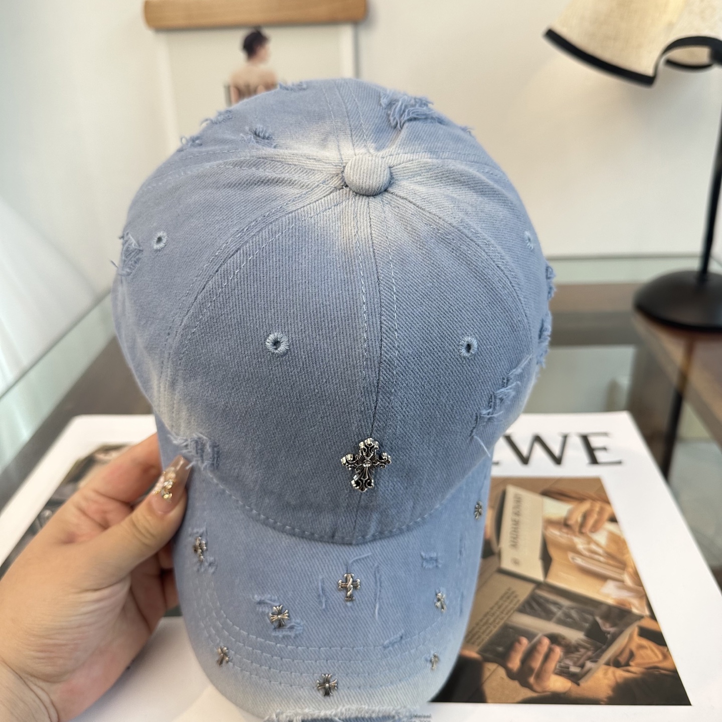 Chrome hearts 克罗心 新款十字架 高品质棒球帽，高端定制版！网红时尚博主同款！墙裂推荐！质