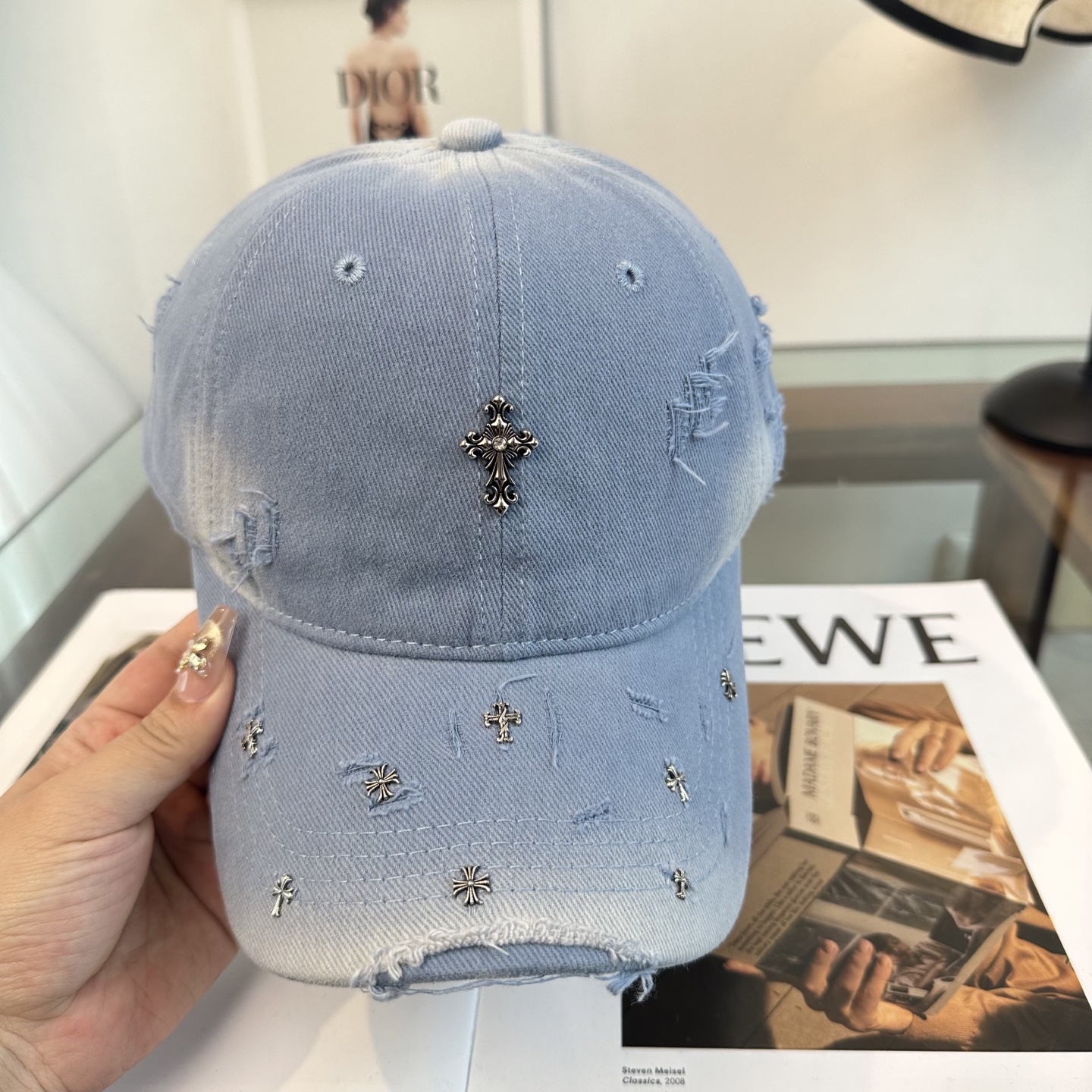 Chrome hearts 克罗心 新款十字架 高品质棒球帽，高端定制版！网红时尚博主同款！墙裂推荐！质