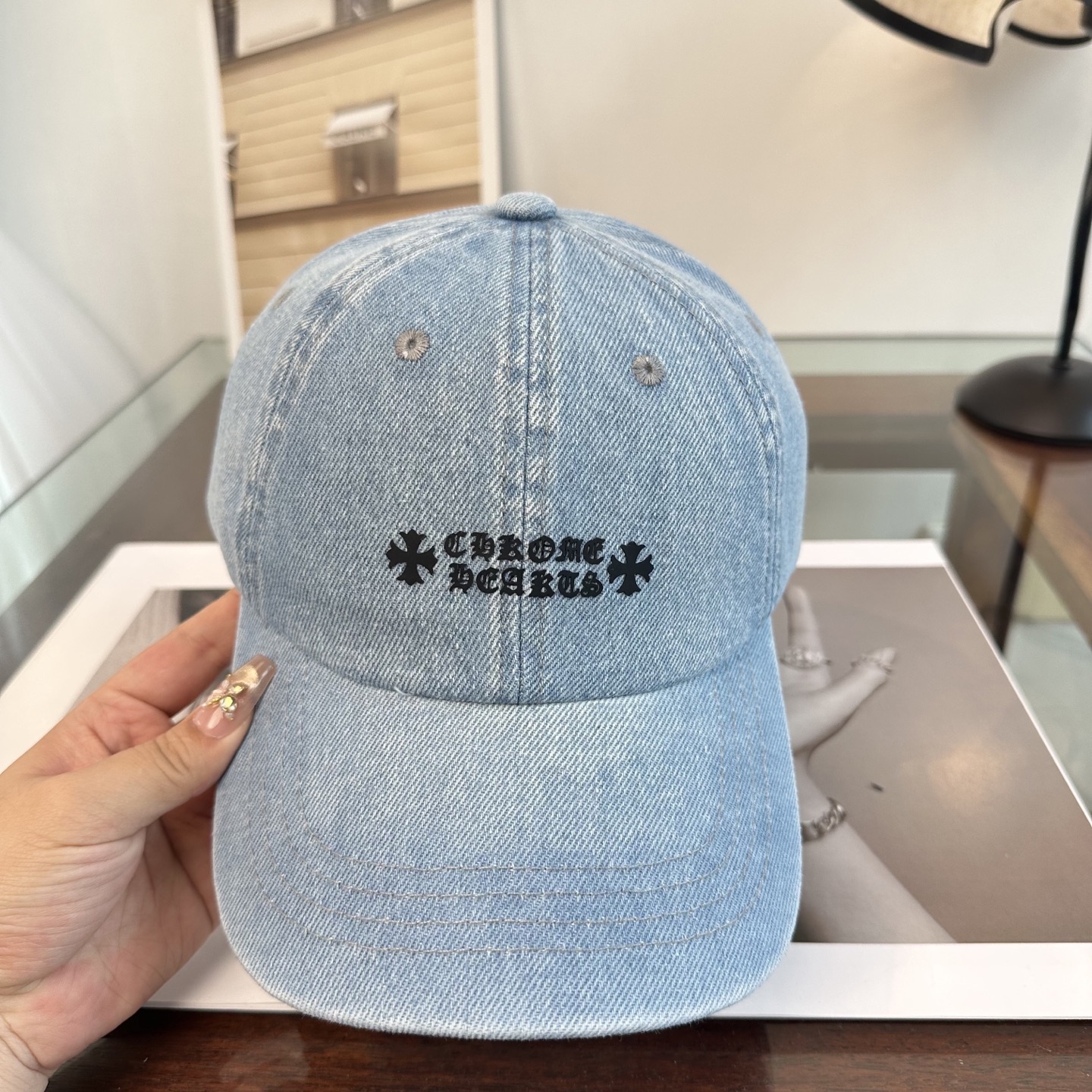 Chrome hearts 克罗心 新款十字架 高品质棒球帽，高端定制版！网红时尚博主同款！墙裂推荐！质