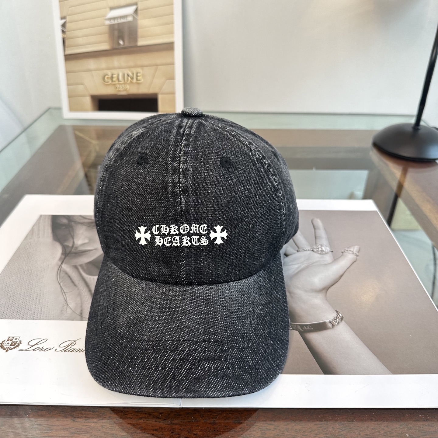 Chrome hearts 克罗心 新款十字架 高品质棒球帽，高端定制版！网红时尚博主同款！墙裂推荐！质