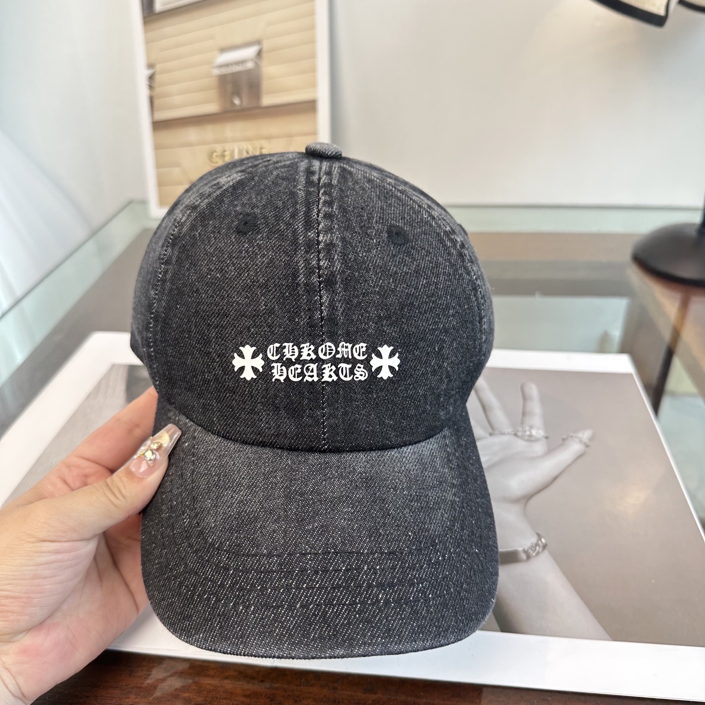 Chrome hearts 克罗心 新款十字架 高品质棒球帽，高端定制版！网红时尚博主同款！墙裂推荐！质