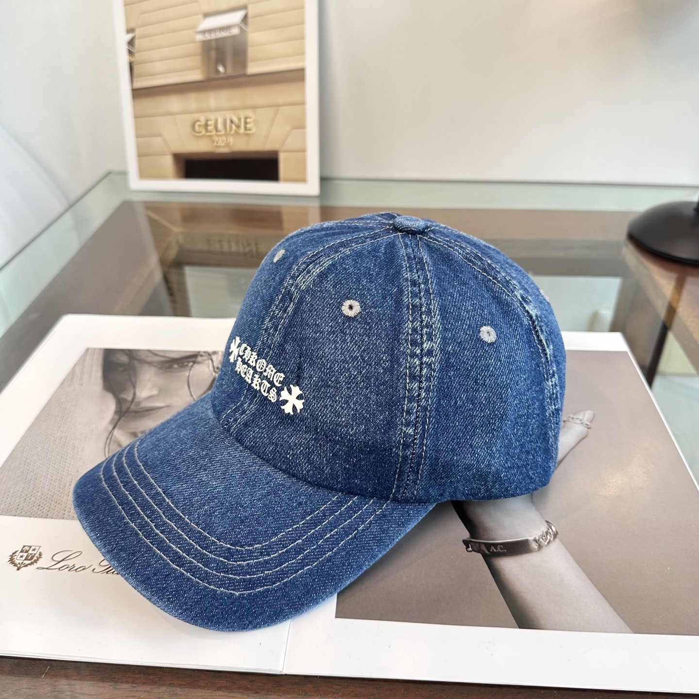 Chrome hearts 克罗心 新款十字架 高品质棒球帽，高端定制版！网红时尚博主同款！墙裂推荐！质