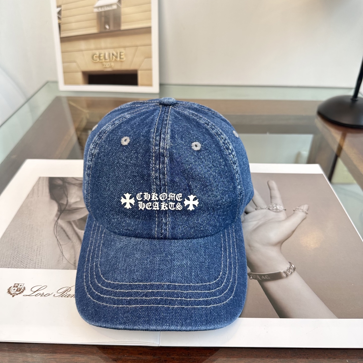 Chrome hearts 克罗心 新款十字架 高品质棒球帽，高端定制版！网红时尚博主同款！墙裂推荐！质