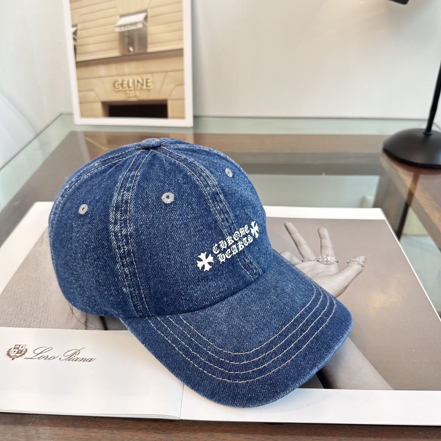 Chrome hearts 克罗心 新款十字架 高品质棒球帽，高端定制版！网红时尚博主同款！墙裂推荐！质