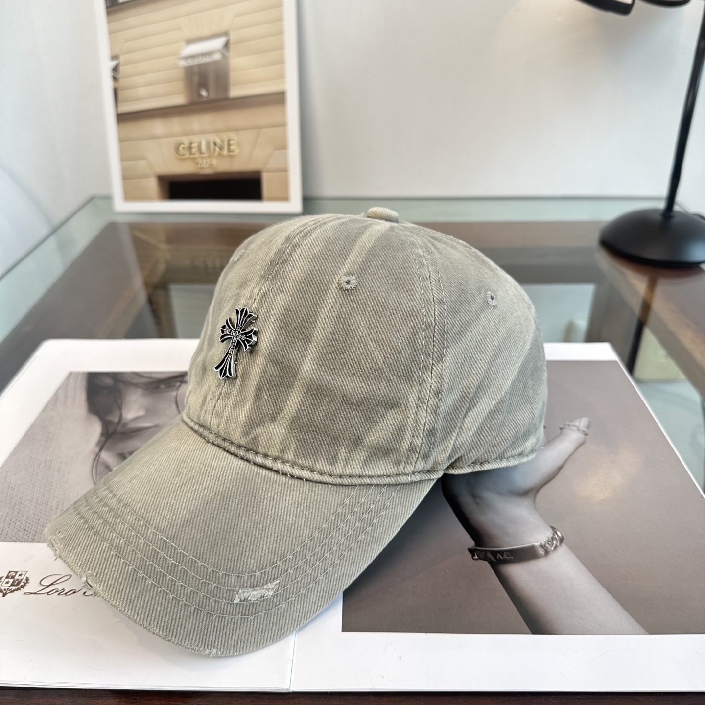 Chrome hearts 克罗心 新款十字架 高品质棒球帽，高端定制版！网红时尚博主同款！墙裂推荐！质