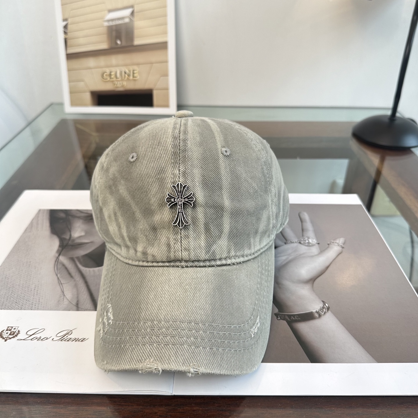 Chrome hearts 克罗心 新款十字架 高品质棒球帽，高端定制版！网红时尚博主同款！墙裂推荐！质