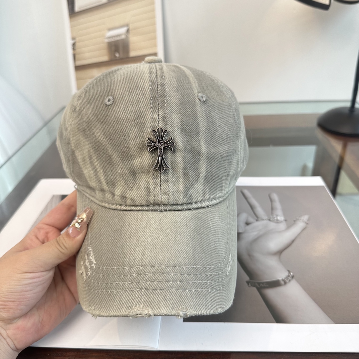 Chrome hearts 克罗心 新款十字架 高品质棒球帽，高端定制版！网红时尚博主同款！墙裂推荐！质
