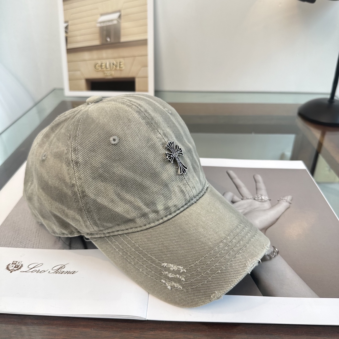 Chrome hearts 克罗心 新款十字架 高品质棒球帽，高端定制版！网红时尚博主同款！墙裂推荐！质
