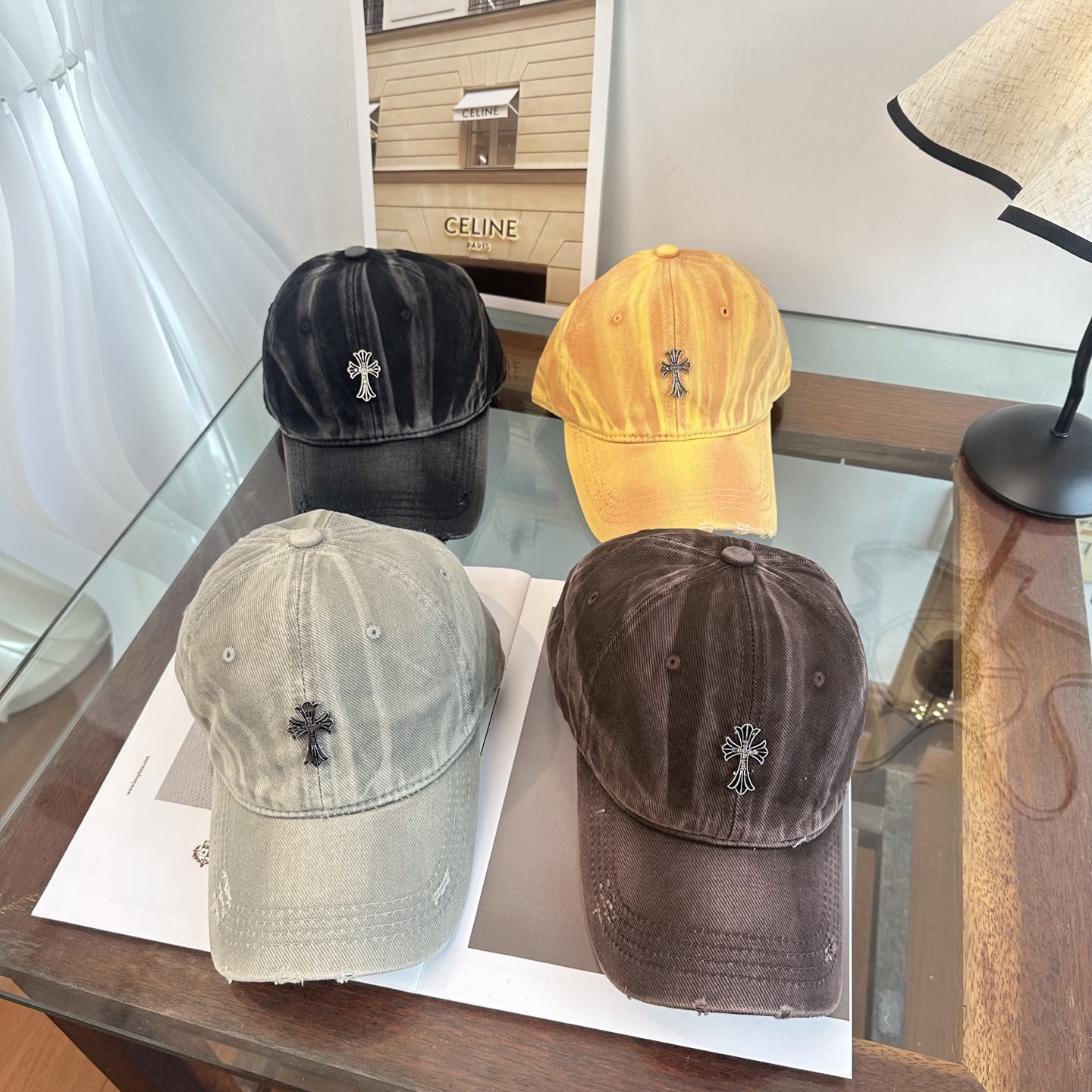 Chrome hearts 克罗心 新款十字架 高品质棒球帽，高端定制版！网红时尚博主同款！墙裂推荐！质