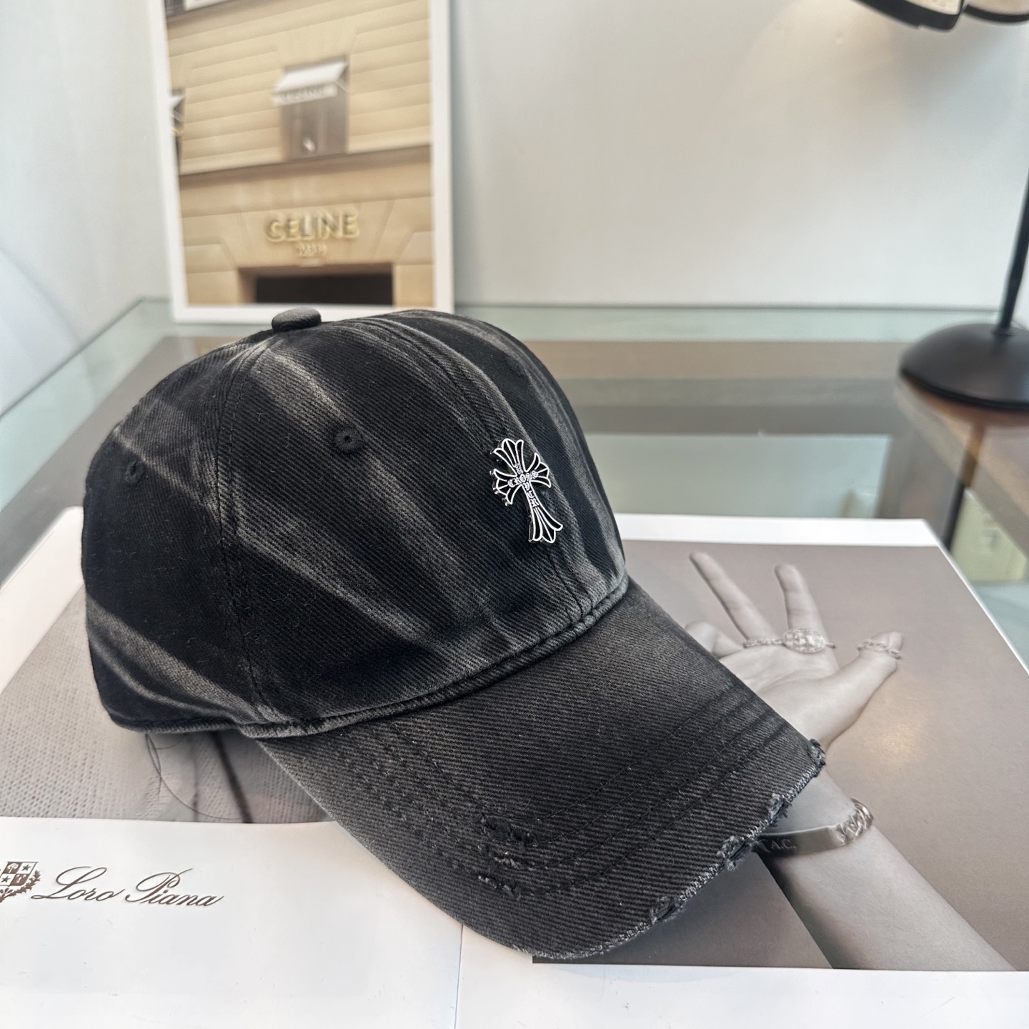 Chrome hearts 克罗心 新款十字架 高品质棒球帽，高端定制版！网红时尚博主同款！墙裂推荐！质