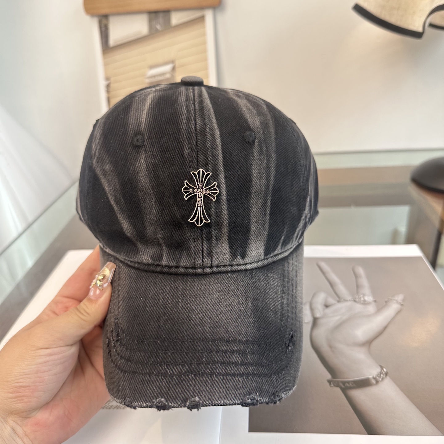 Chrome hearts 克罗心 新款十字架 高品质棒球帽，高端定制版！网红时尚博主同款！墙裂推荐！质